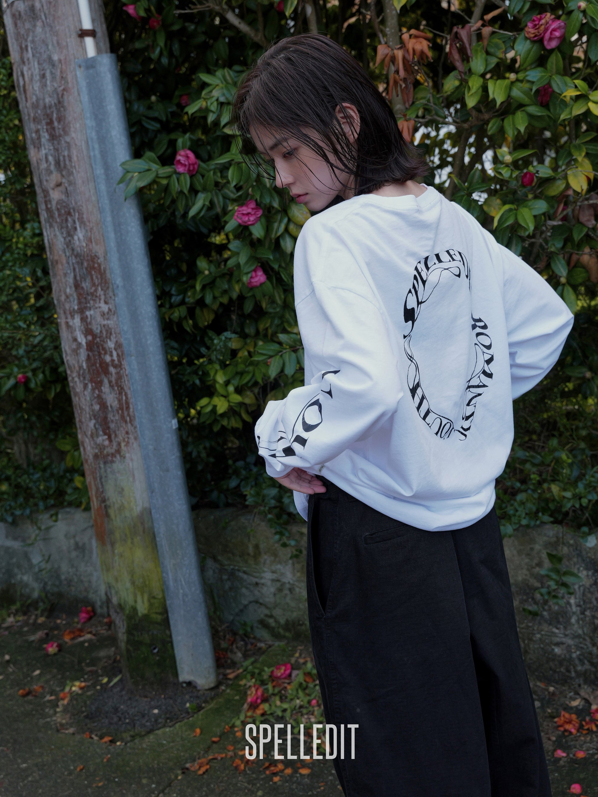 [9/7 PRE]SLOGAN LONG SLEEVE T-SHIRT