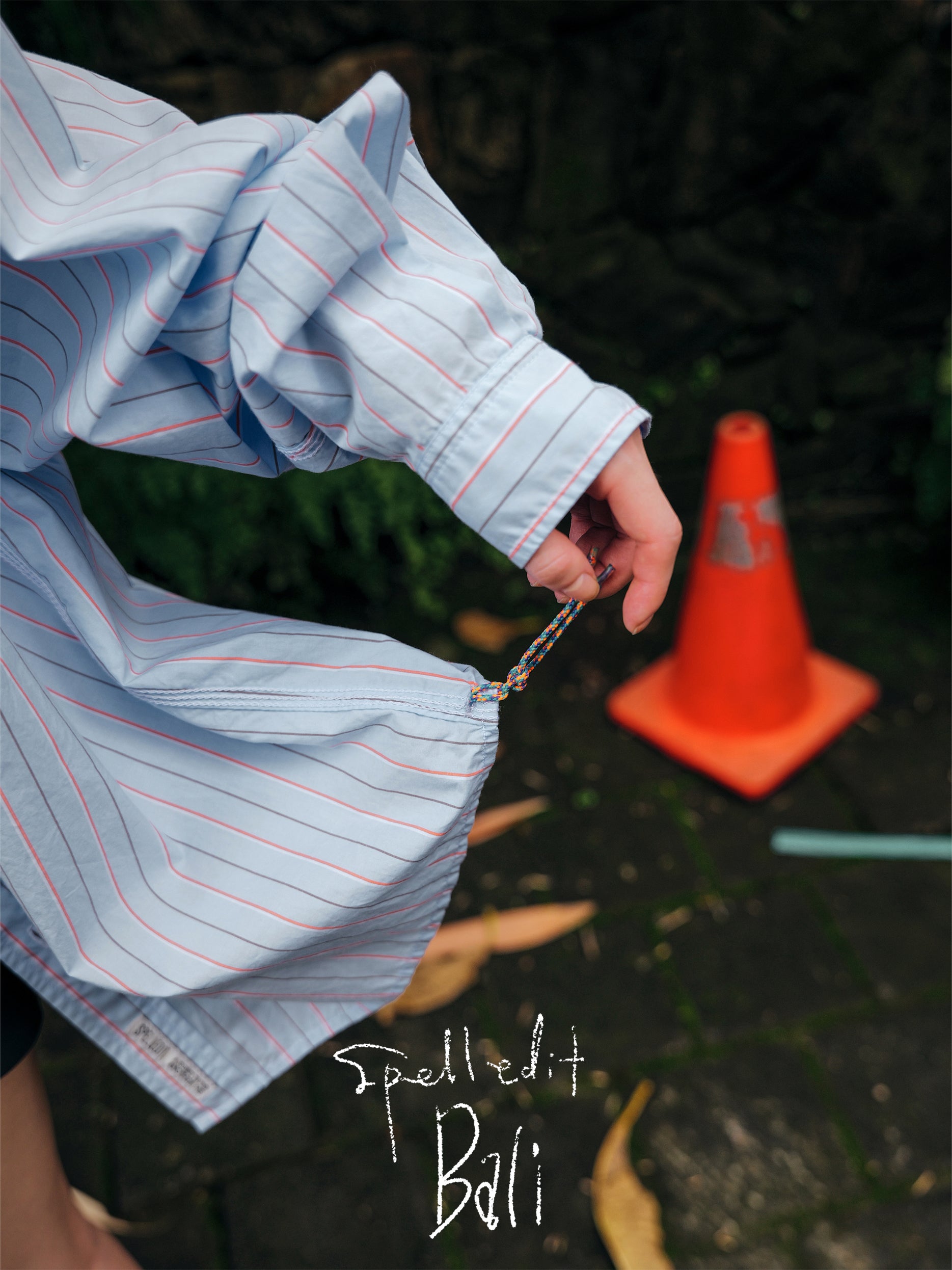 CHAIN STITCH STRIPE SHIRT