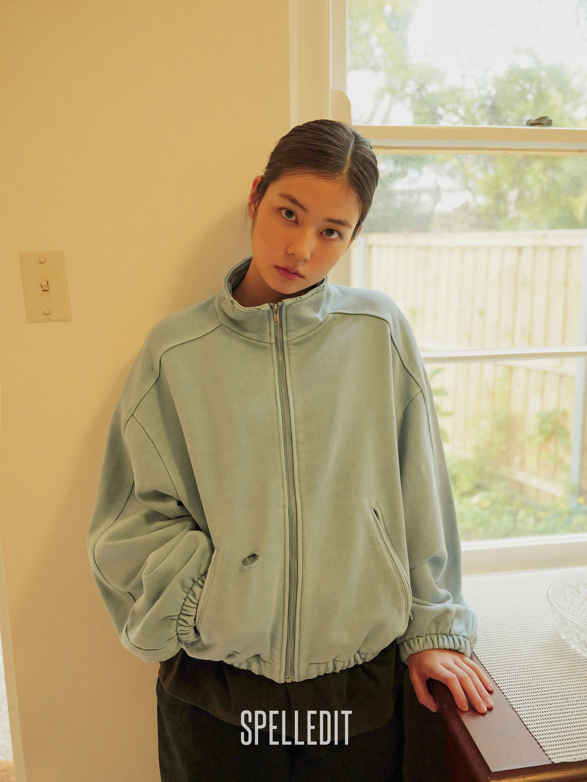 COTTON HIGH NECK ANORAK