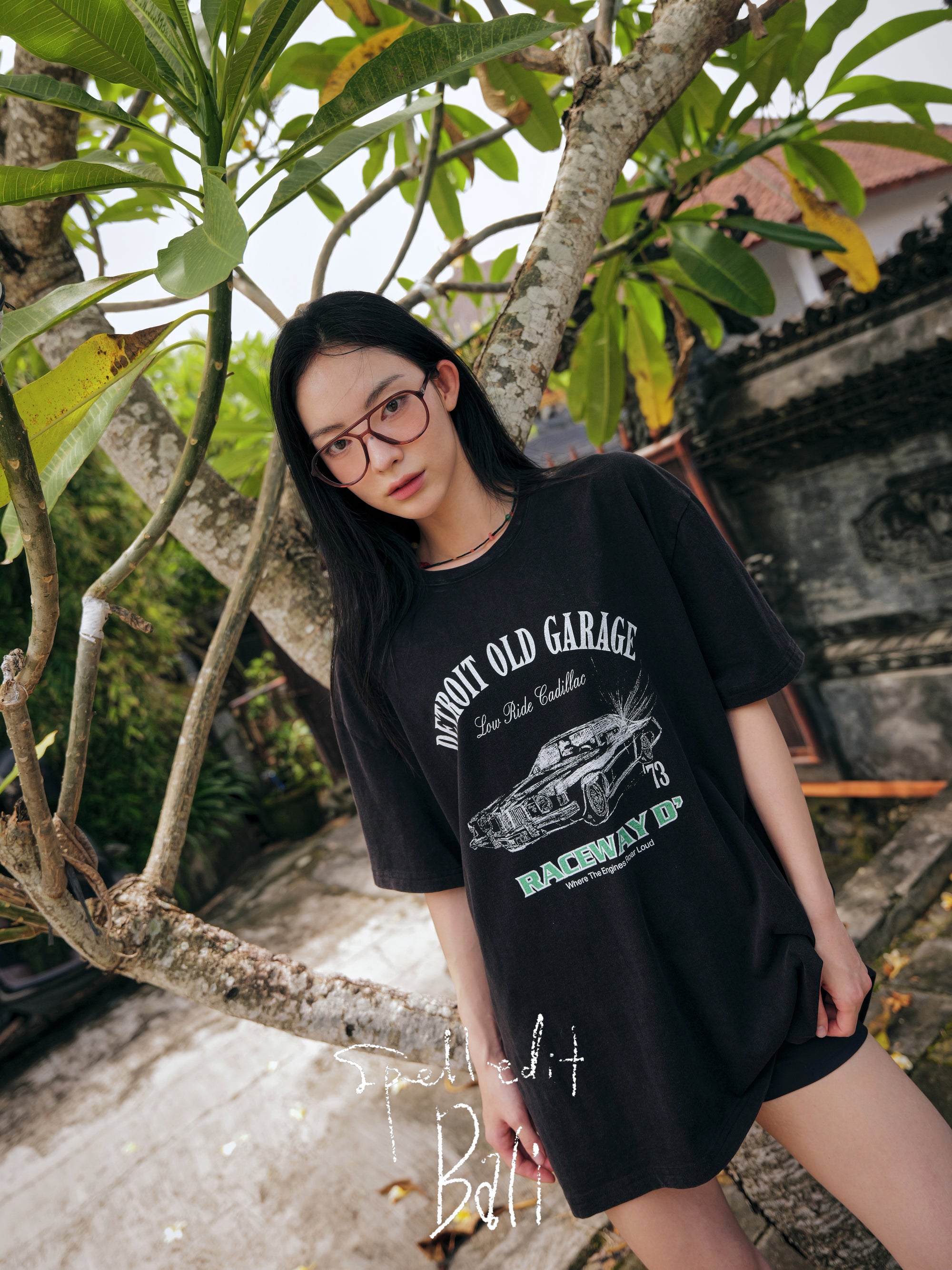 DETROIT OLD GARAGE T-SHIRT