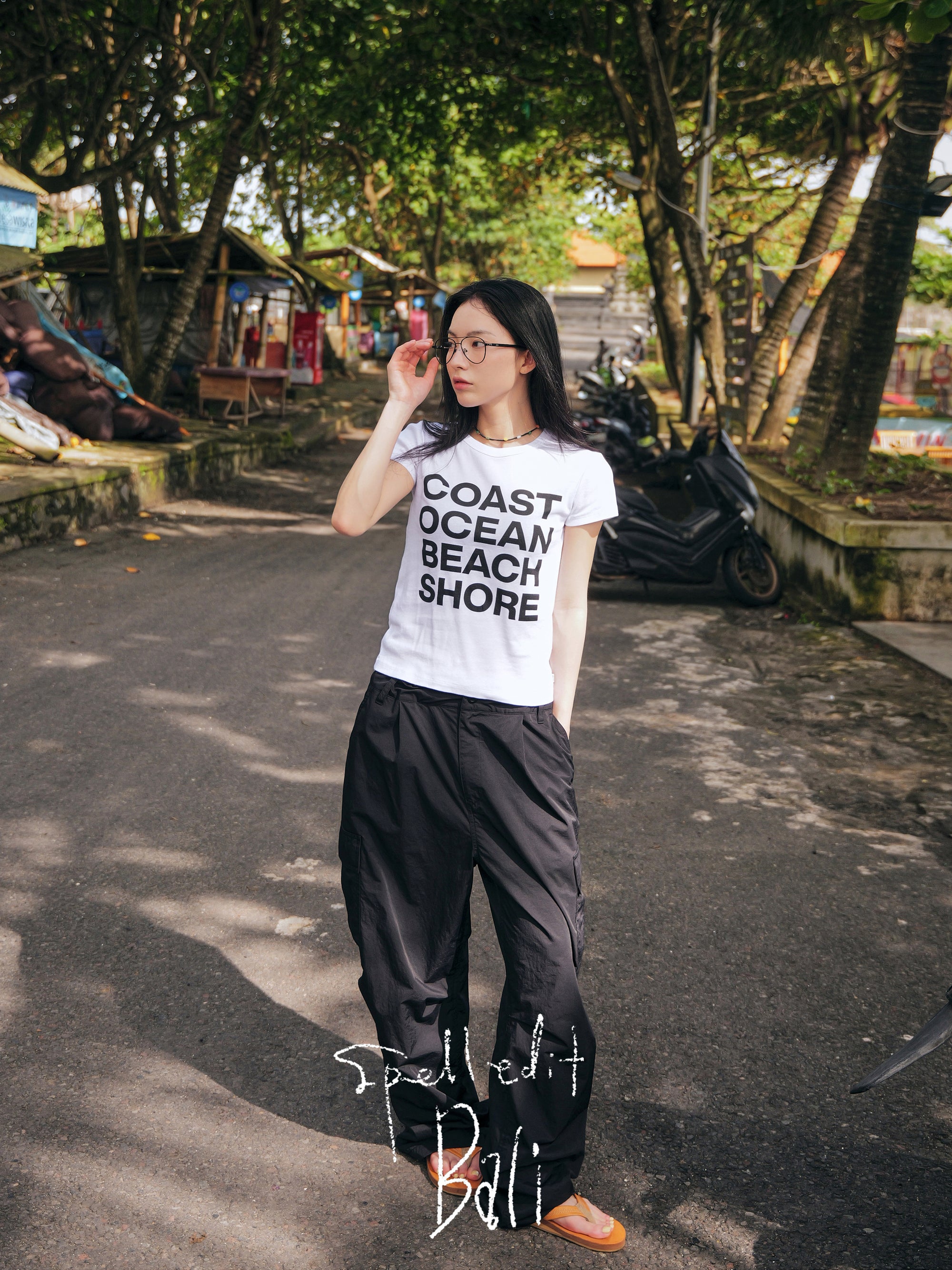 SINGLE PLEAT POCKET CARGO PANTS