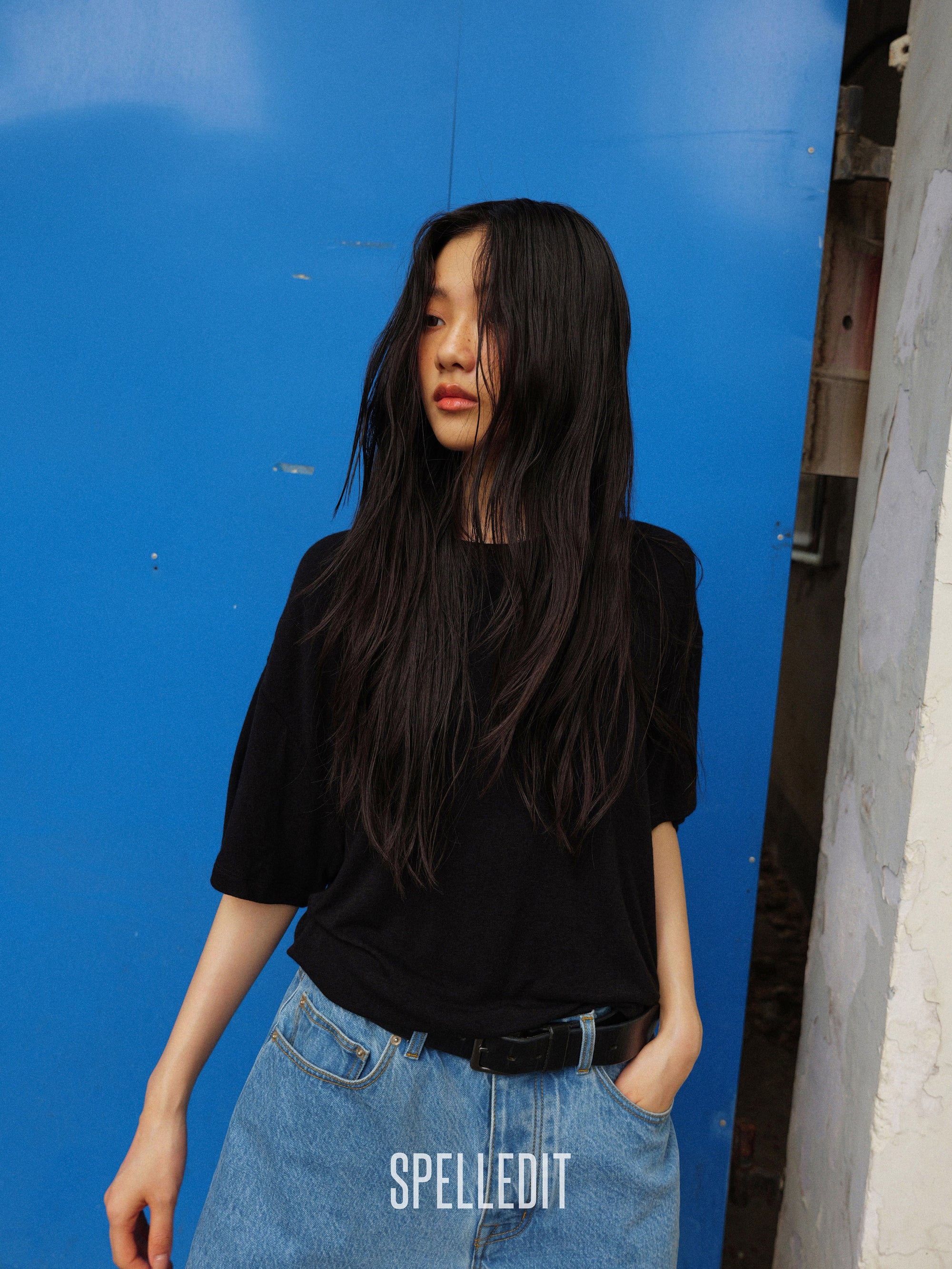 [6/22 PRE]LOOSE FIT STRETCH T-SHIRT
