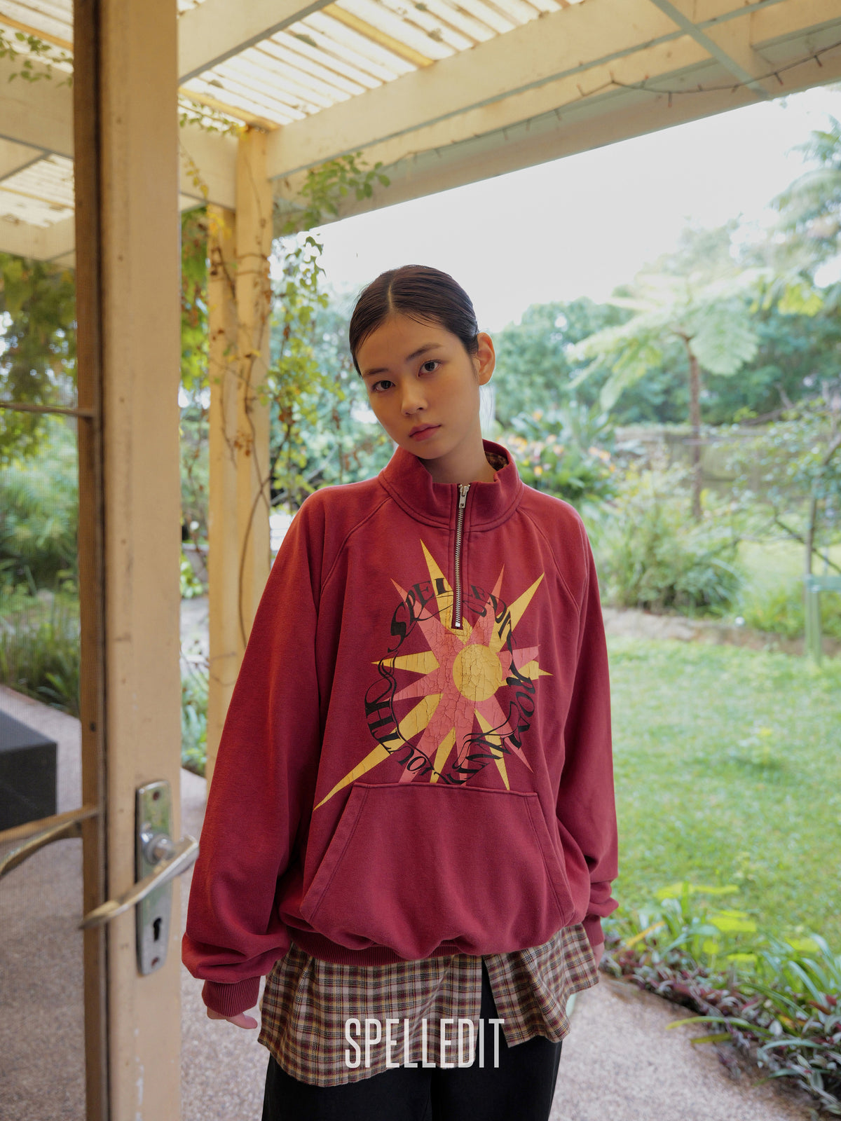 SUNSHINE HALF-ZIP SWEATSHIRT