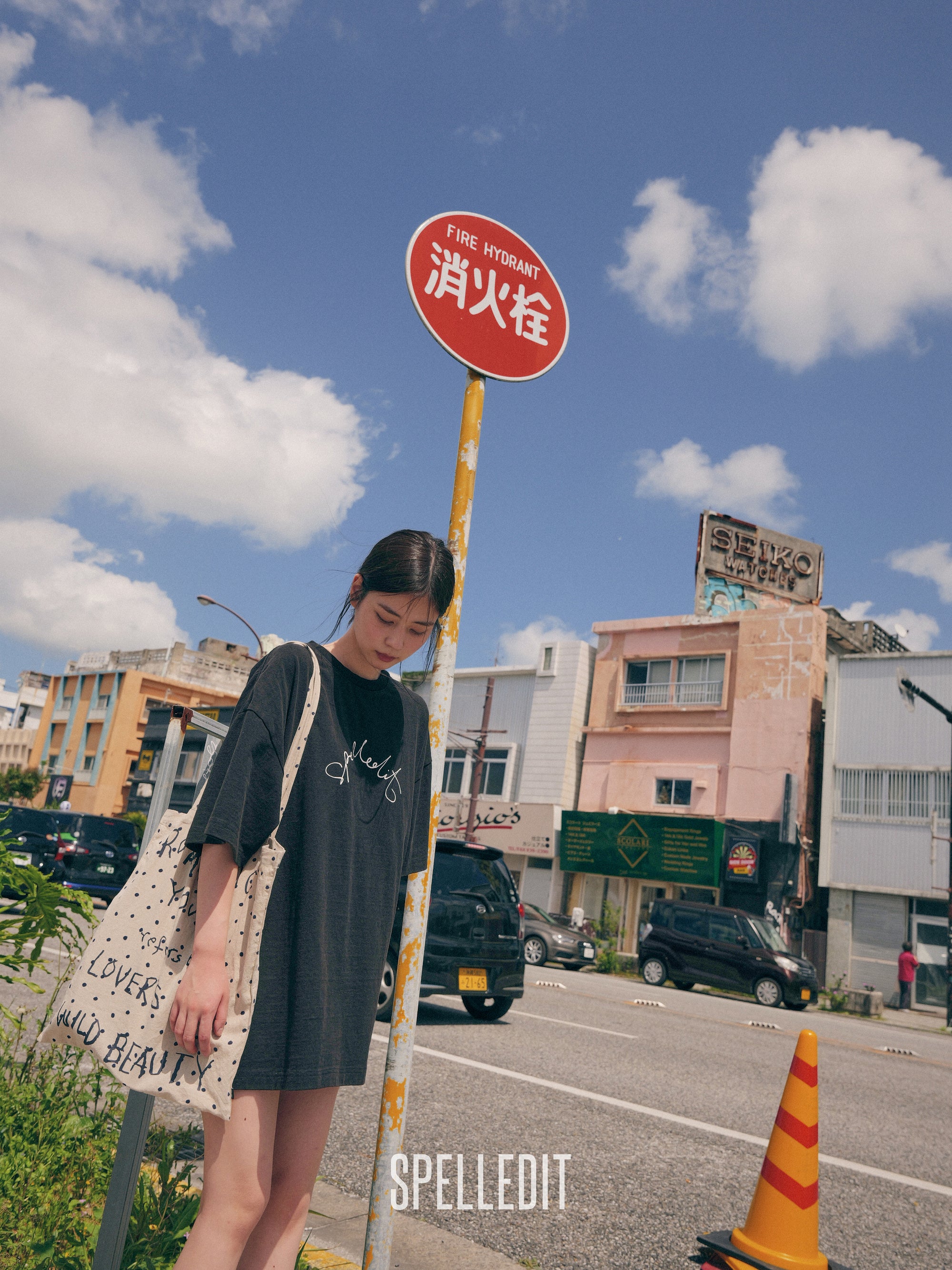 ROUND LOGO T-SHIRT DRESS