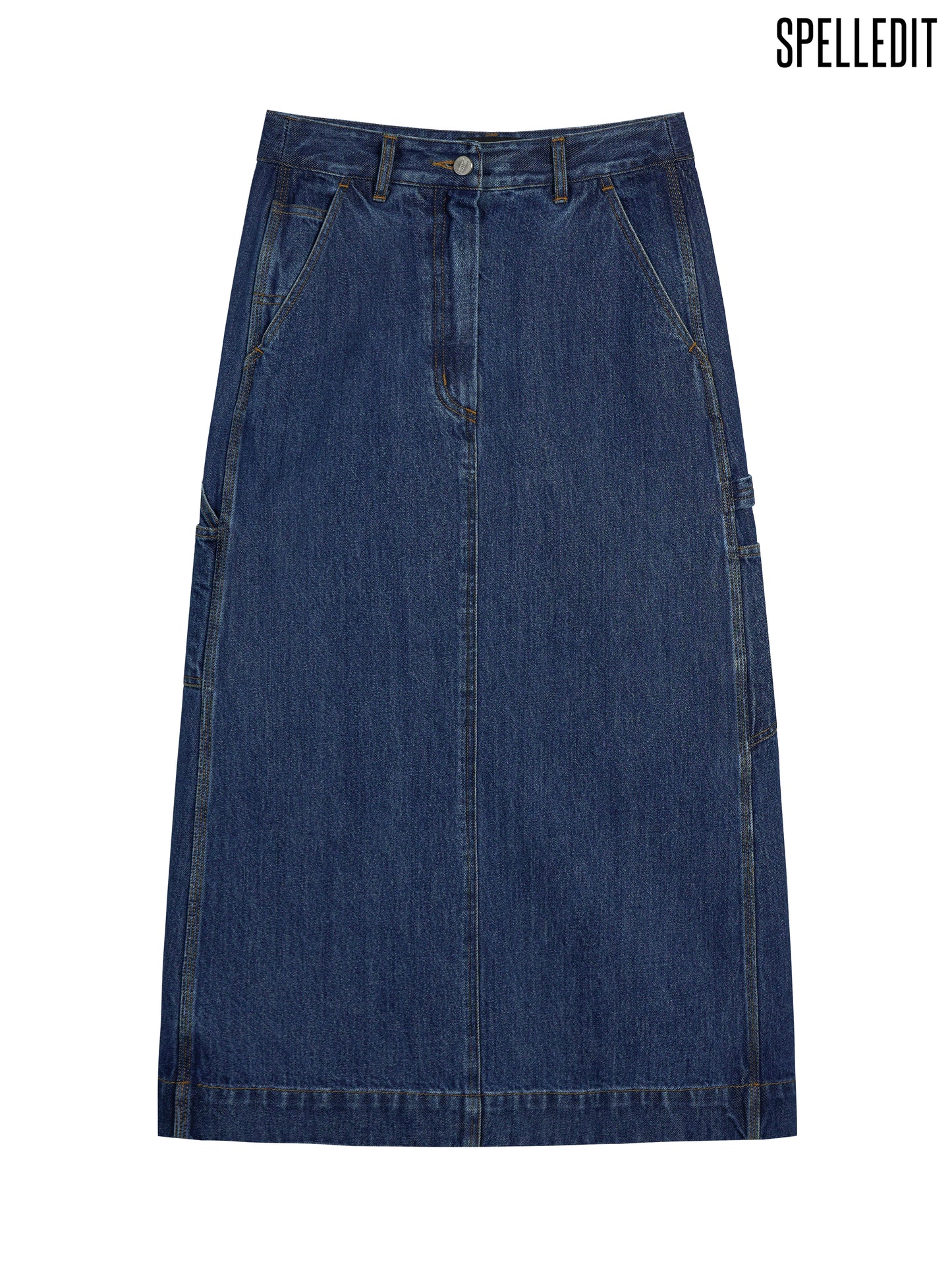DENIM CARPENTER LONG SKIRT