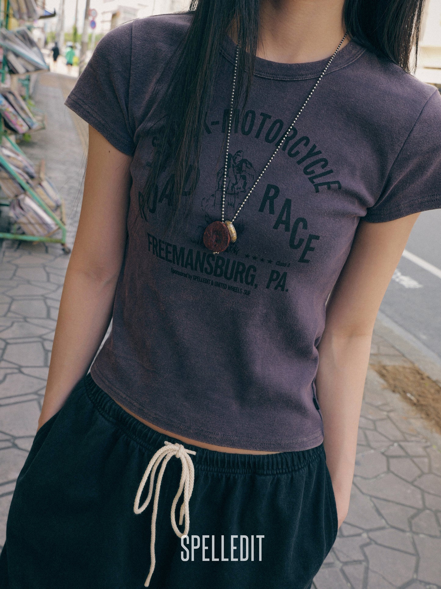 STOCK MOTORCYCLE SLIM T-SHIRT