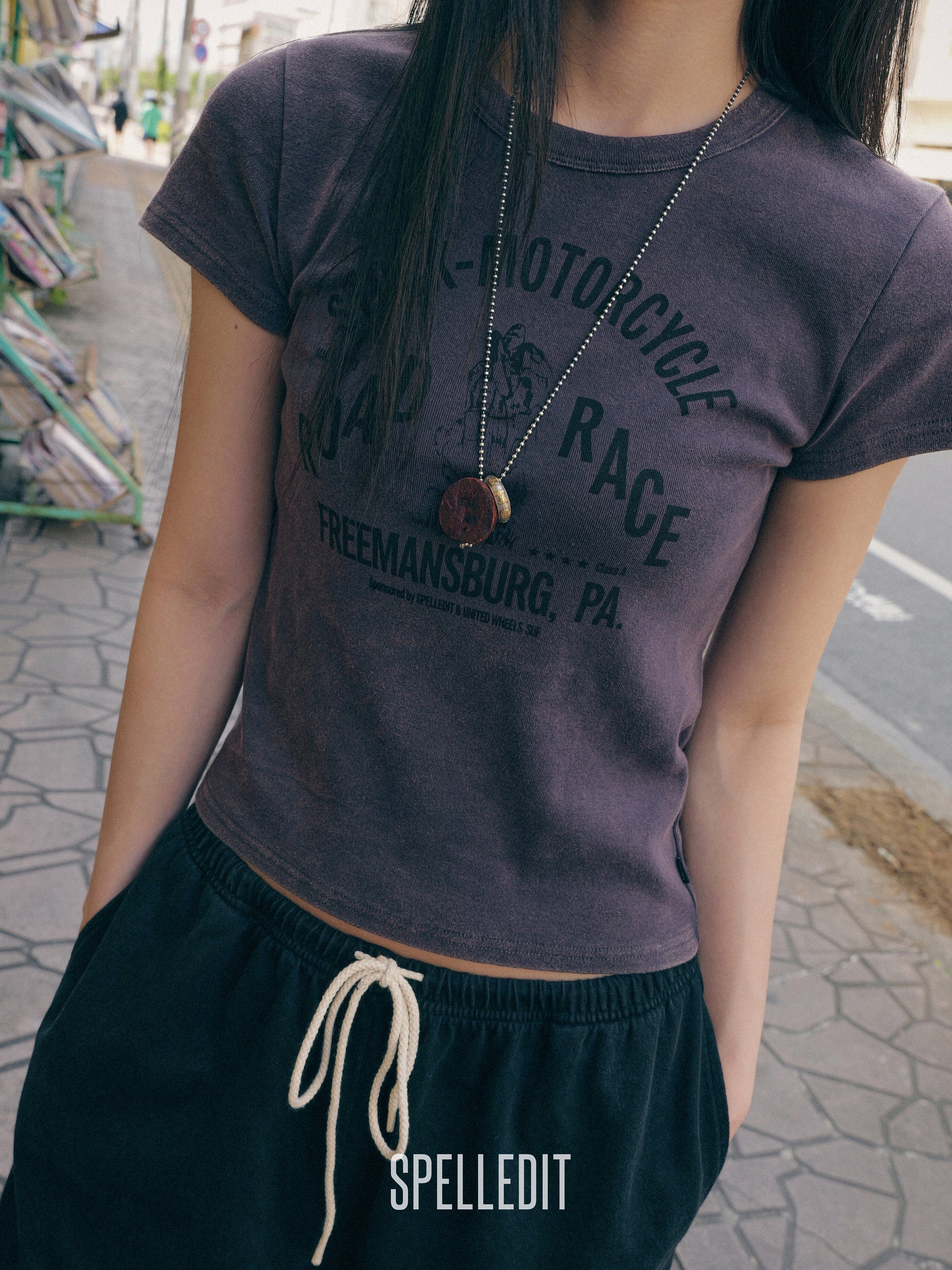 STOCK MOTORCYCLE SLIM T-SHIRT