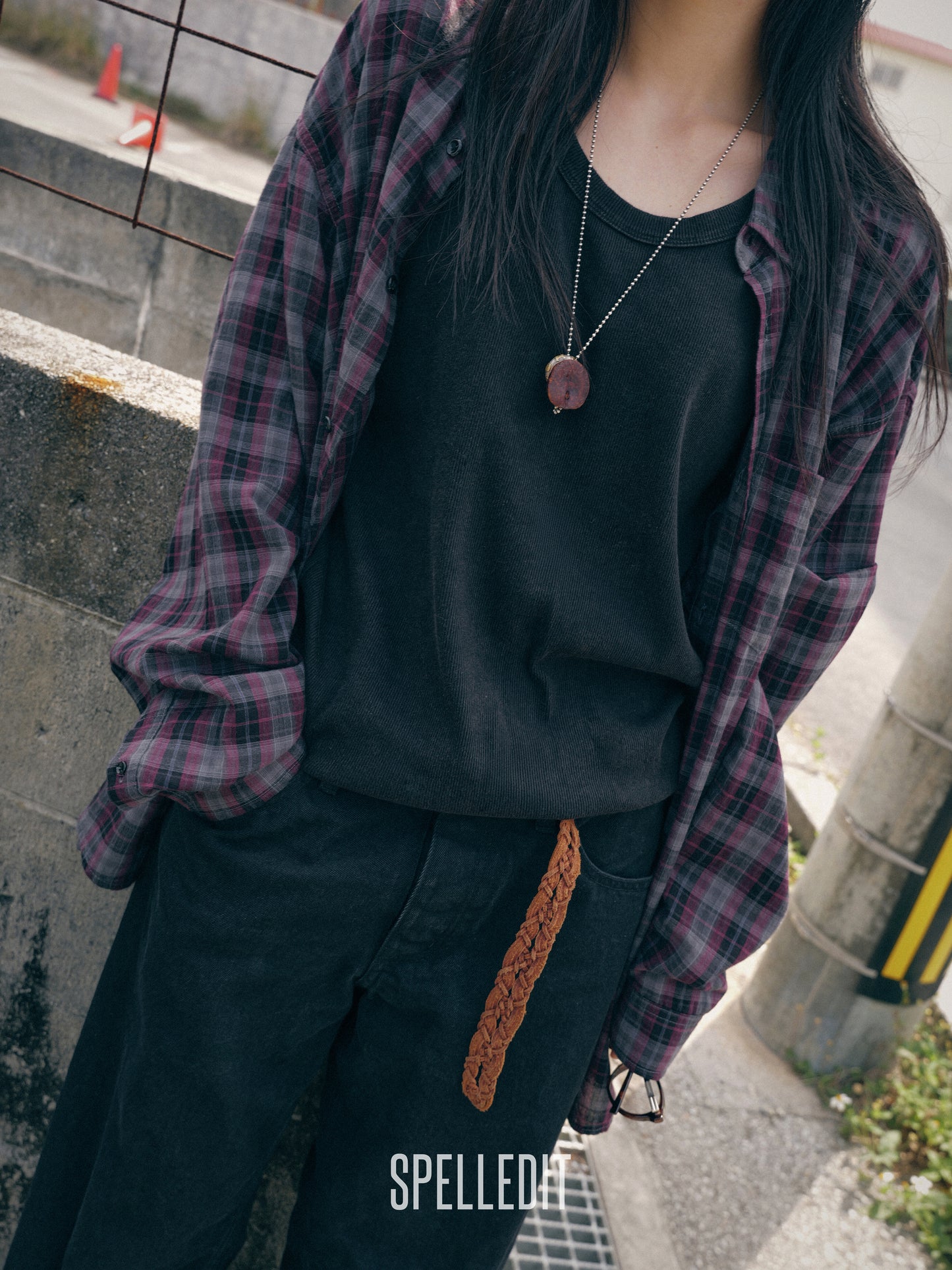 VINTAGE CHECK LONG-SLEEVE SHIRT