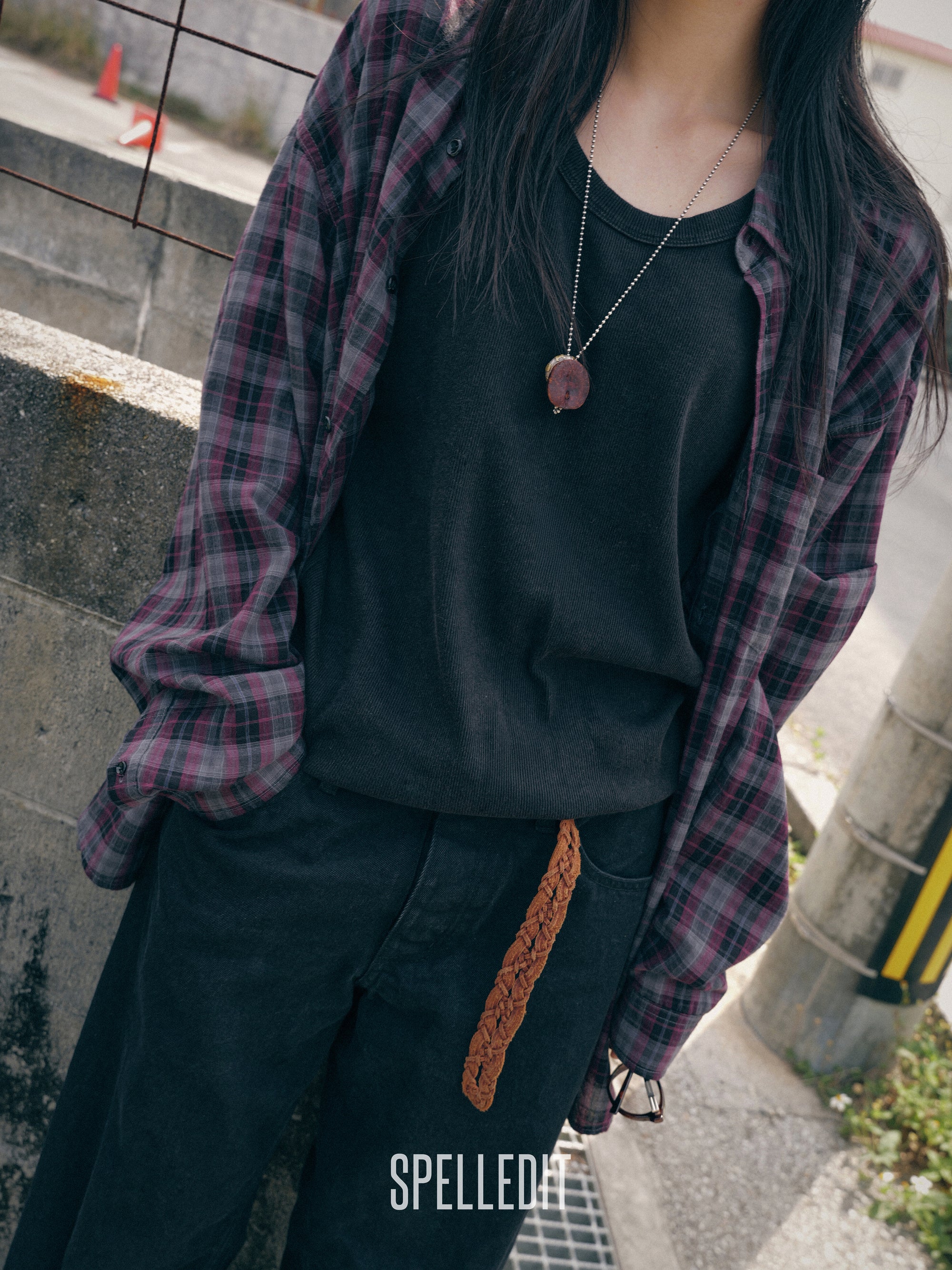 VINTAGE CHECK LONG-SLEEVE SHIRT
