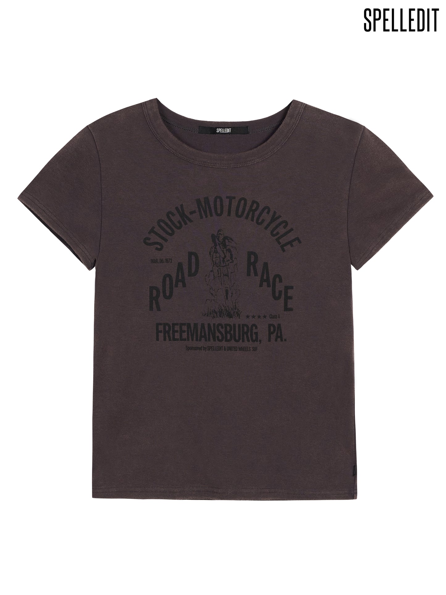 STOCK MOTORCYCLE SLIM T-SHIRT