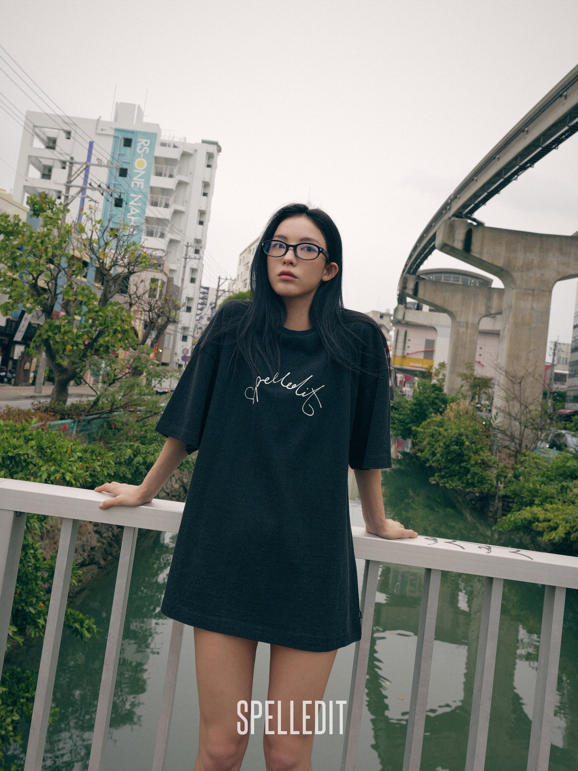 ROUND LOGO T-SHIRT DRESS