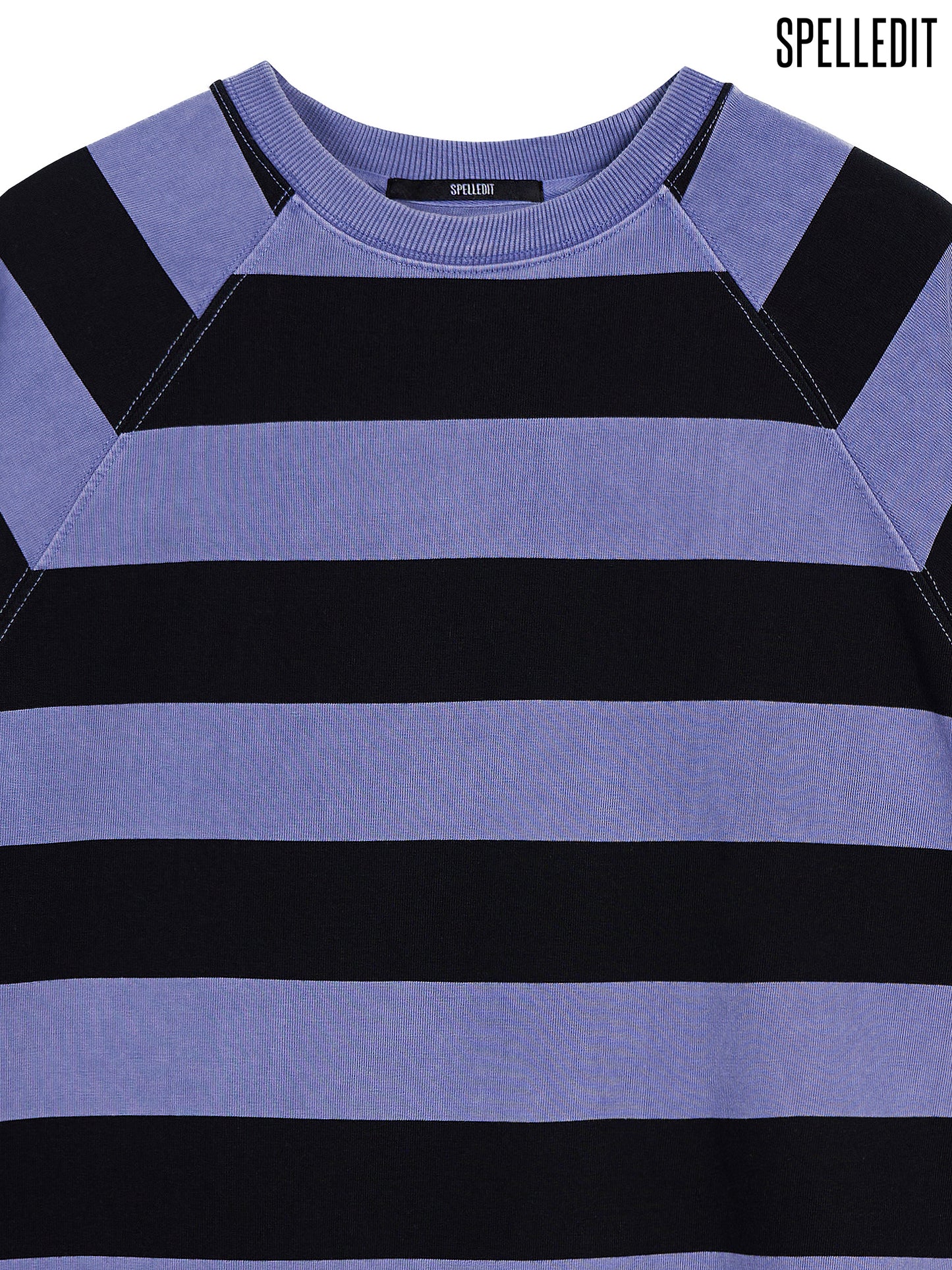 STRIPE DYED SWEATSHIRT DRESS