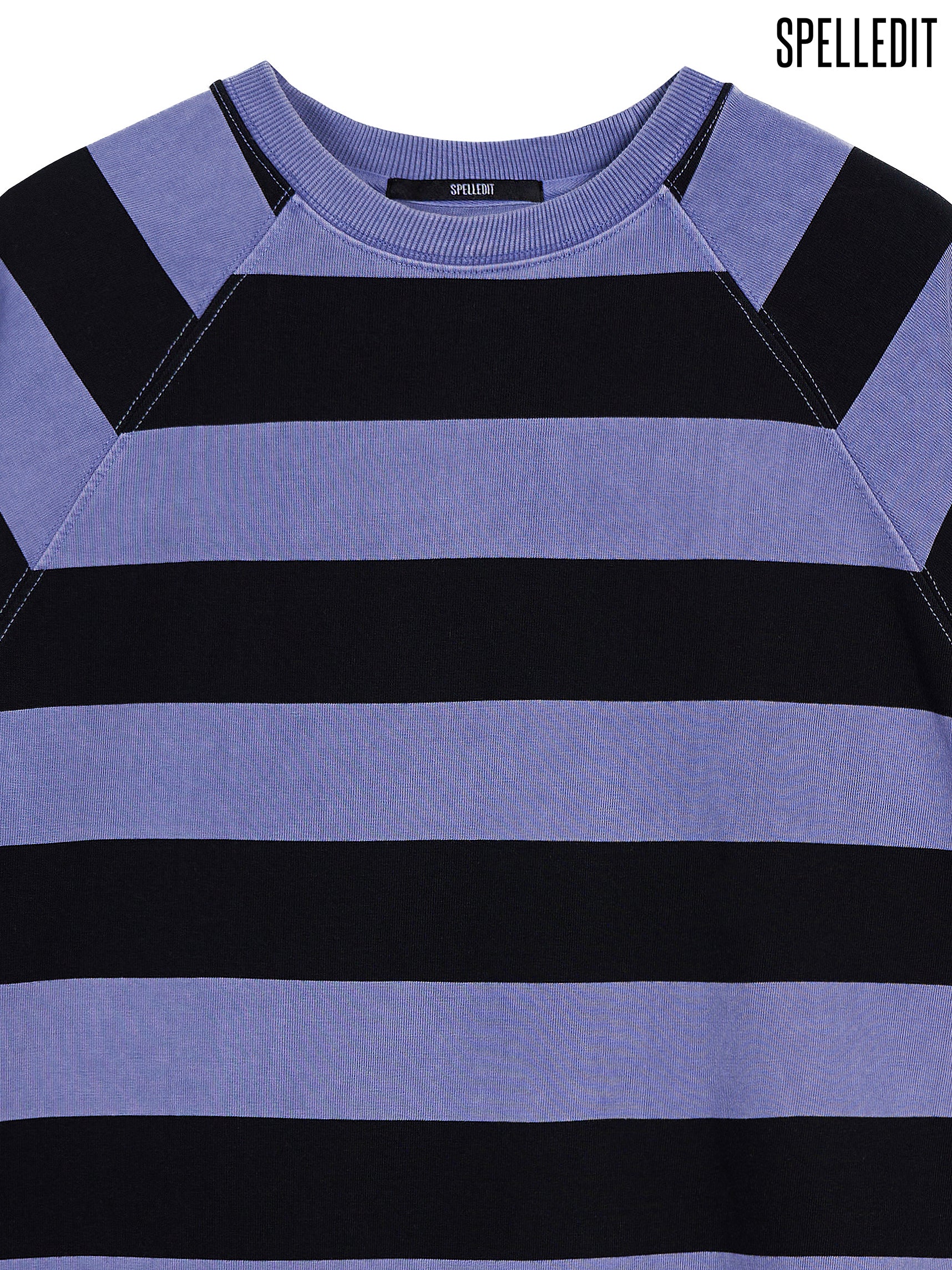 STRIPE DYED SWEATSHIRT DRESS