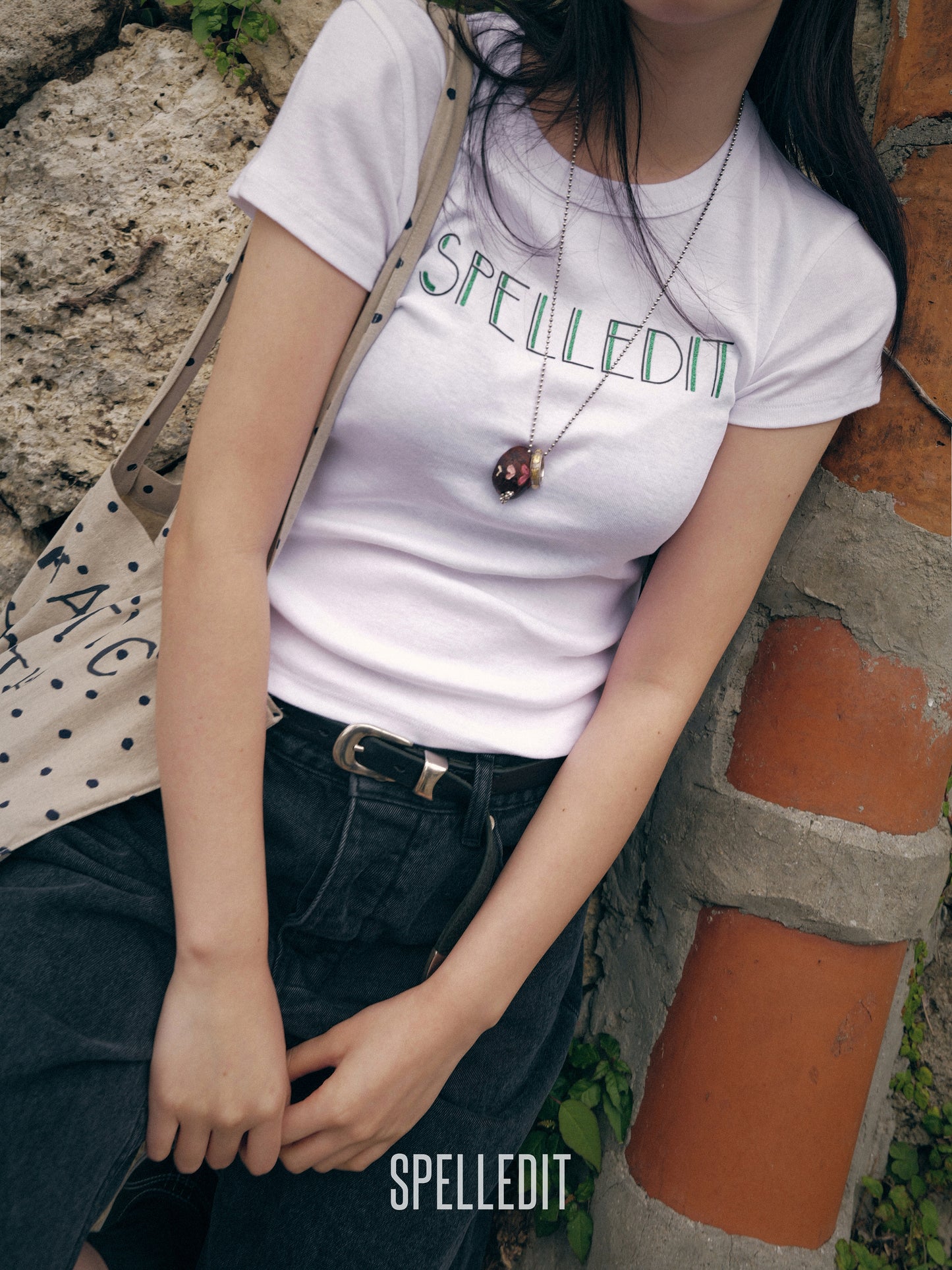 SPELLEDIT LOGO SLIM T-SHIRT
