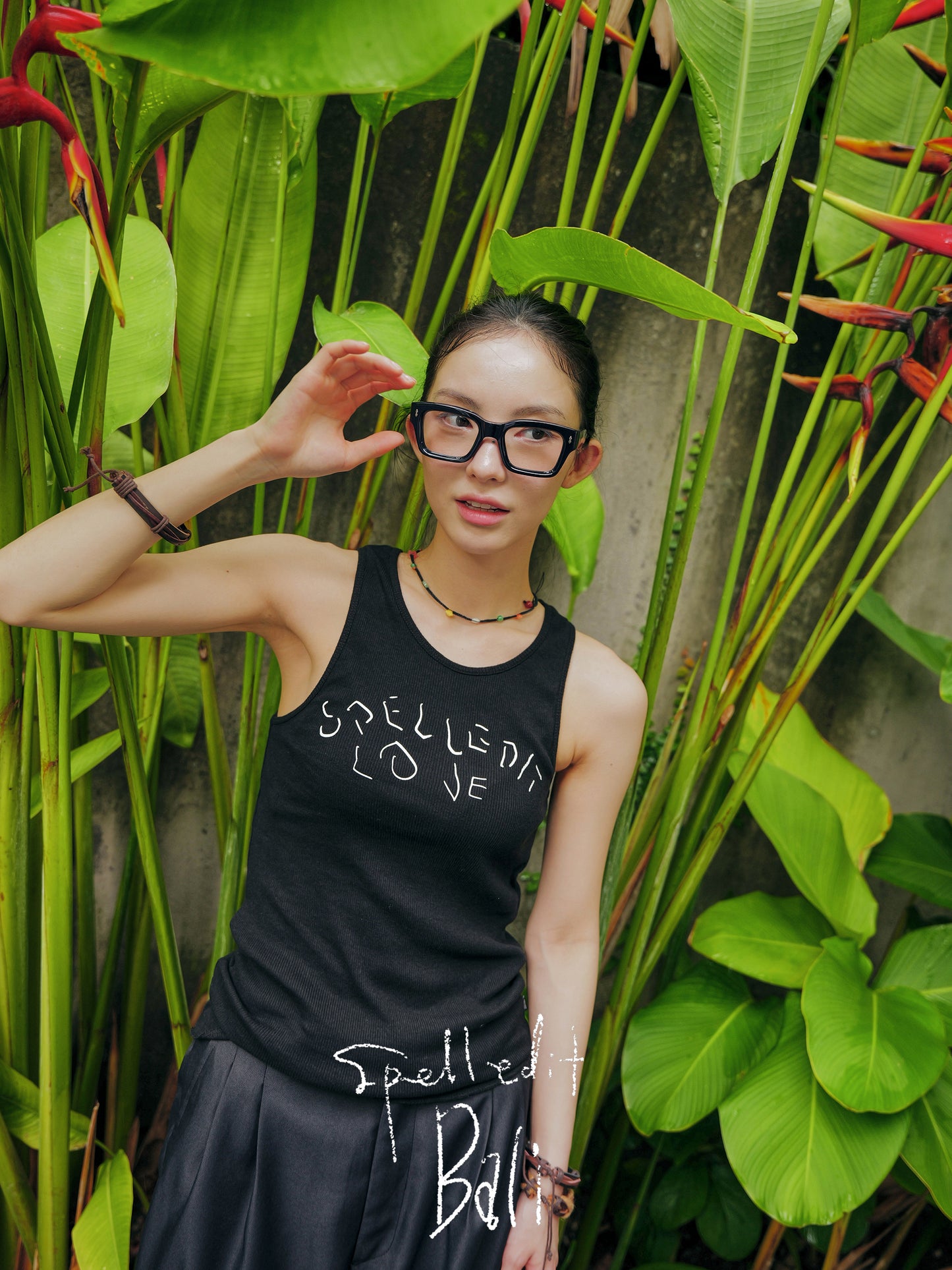HANDWRITTEN LETTERING TANK TOP