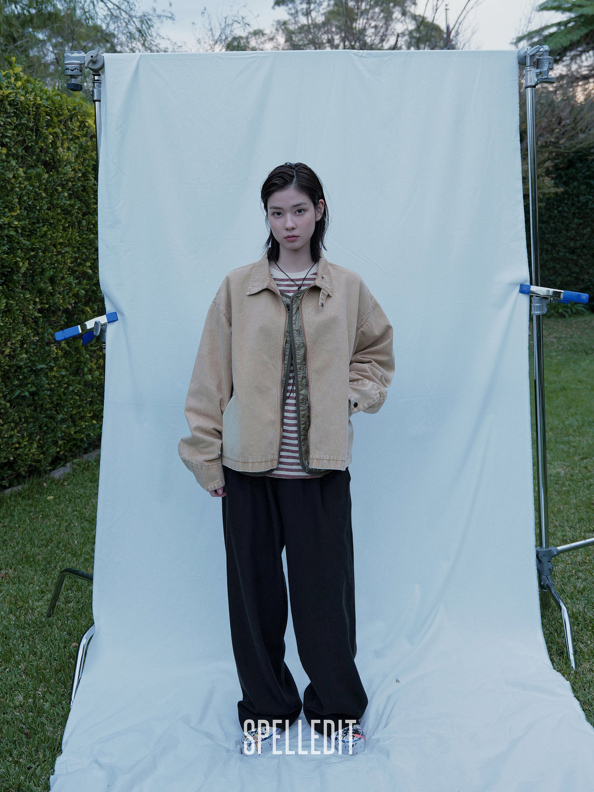 VINTAGE WASHED WORKWEAR JACKET