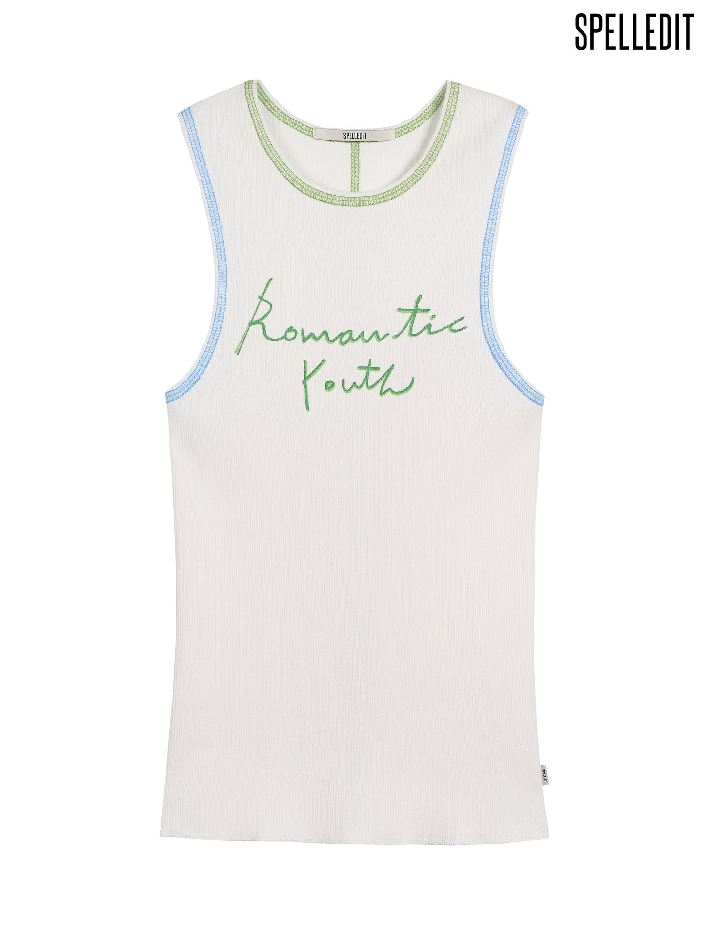 CONTRAST EDGE SLEEVELESS