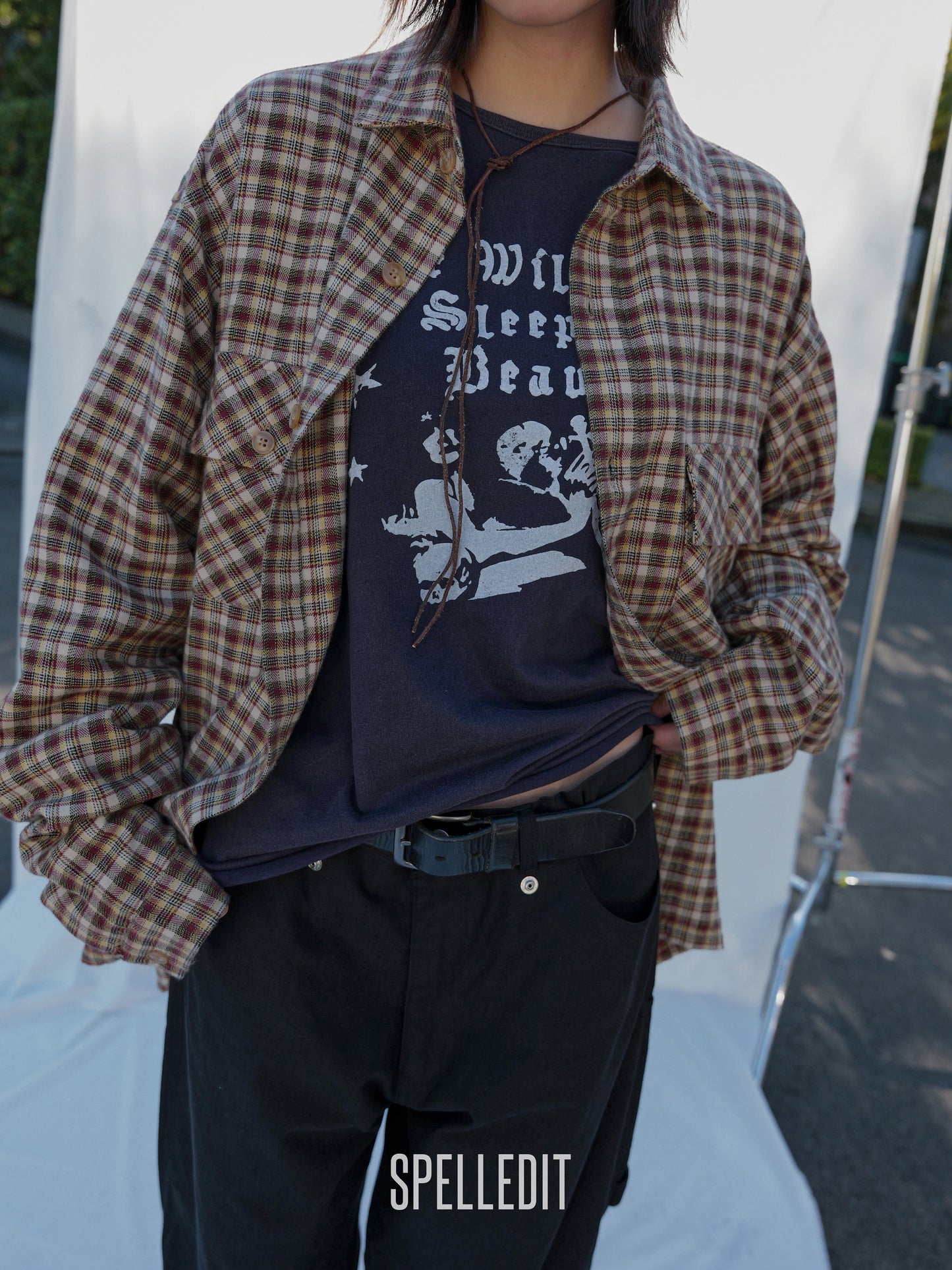 [9/7 PRE]PLAID OVERSIZED SHIRT