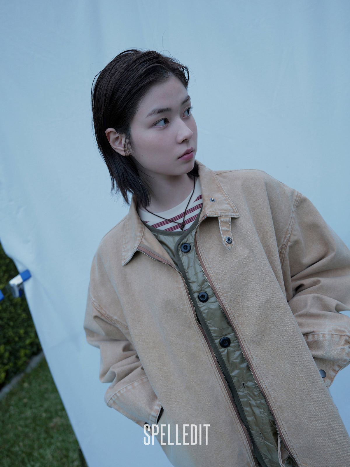 VINTAGE WASHED WORKWEAR JACKET