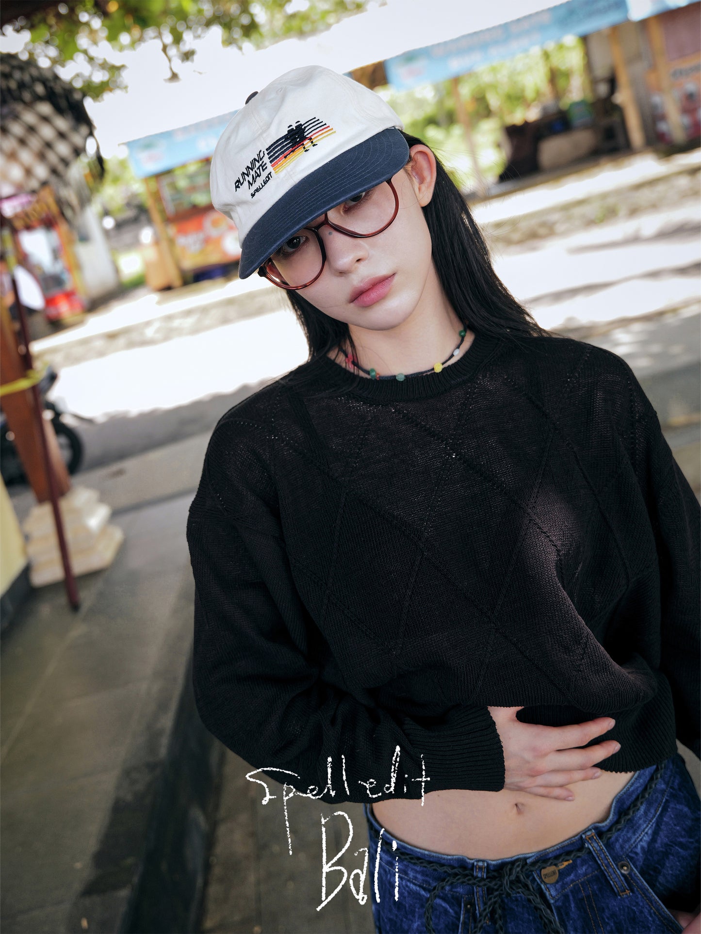 SHEER FISHERMAN KNIT
