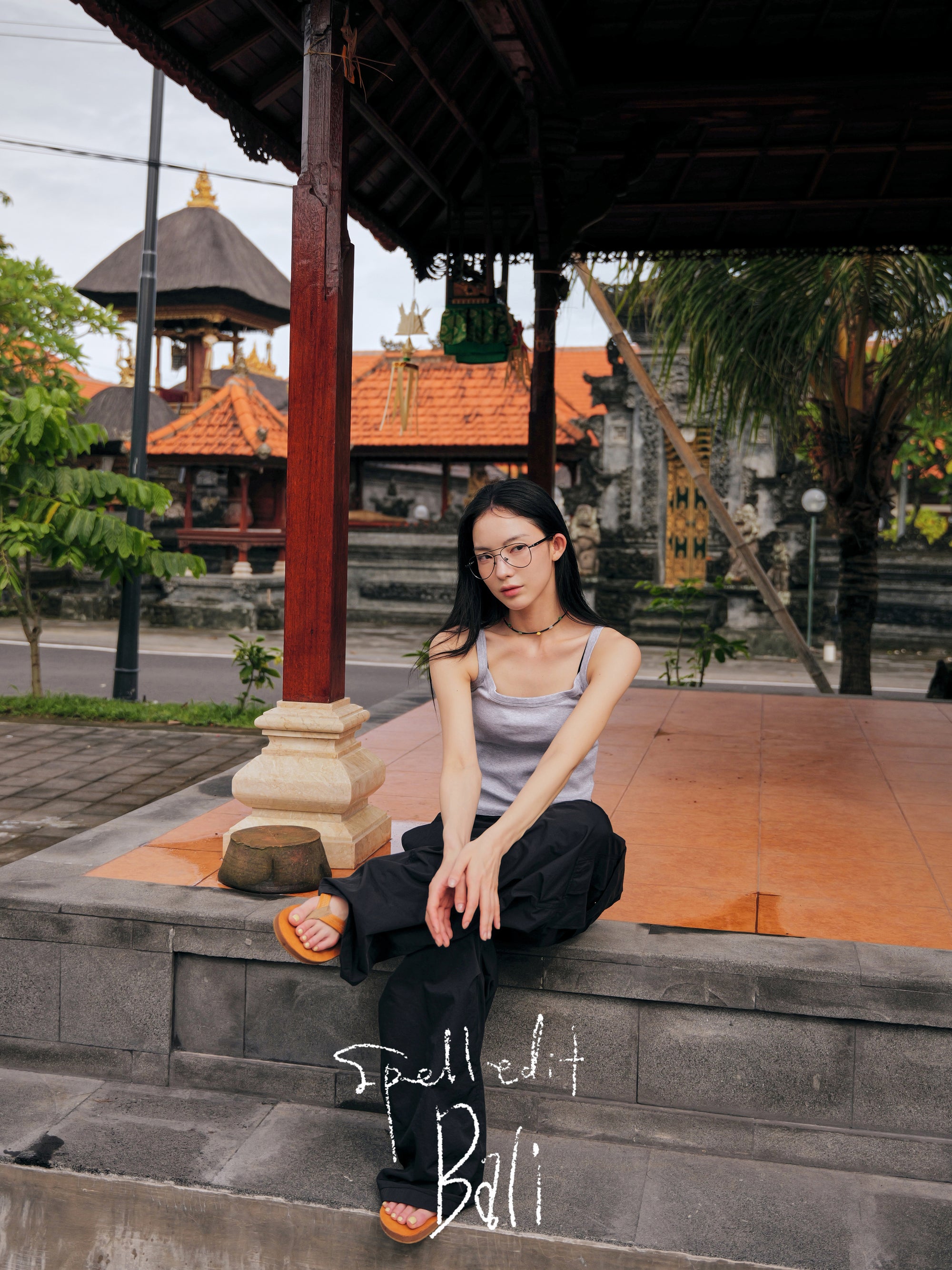 SINGLE PLEAT POCKET CARGO PANTS