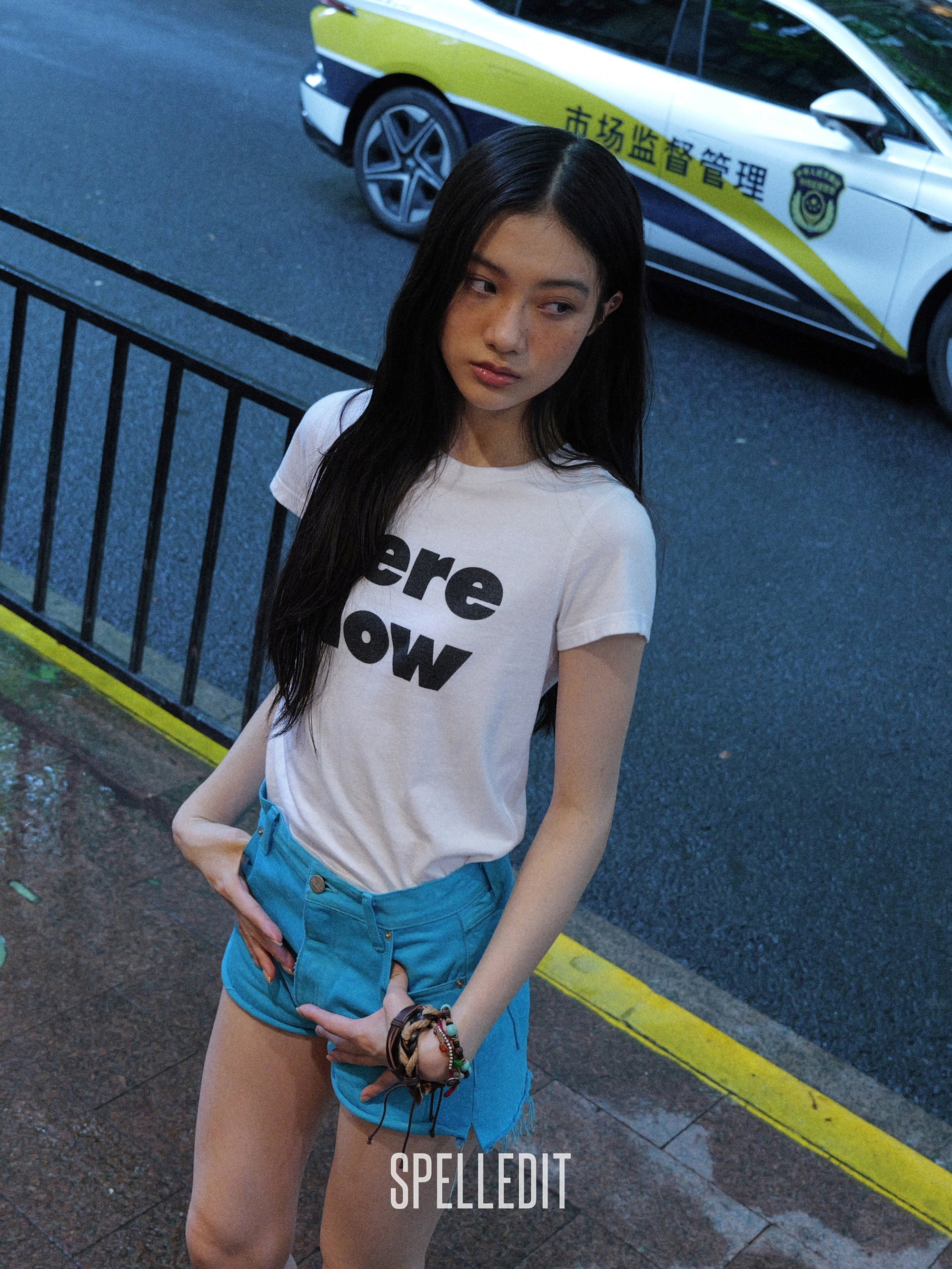 [6/22 PRE]ICE BLUE DENIM SHORTS