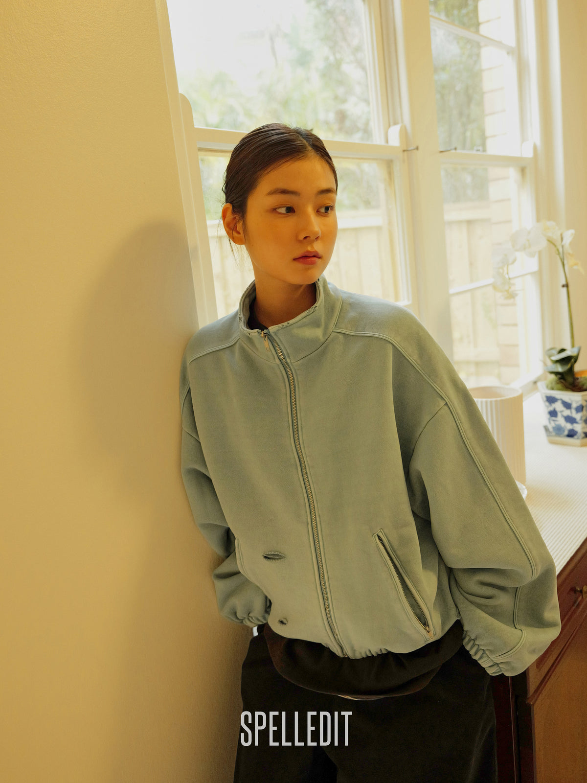 COTTON HIGH NECK ANORAK