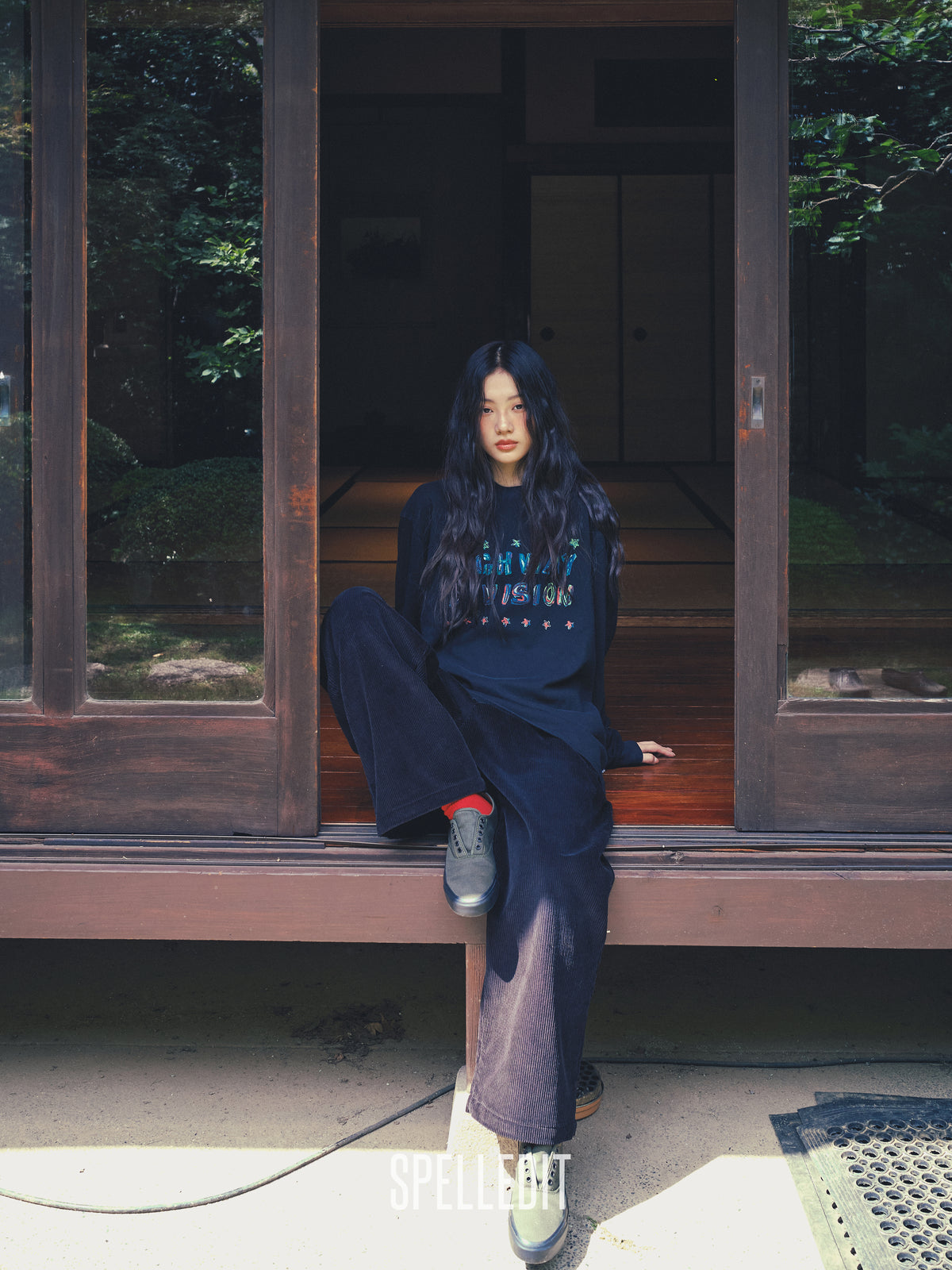 Highway printed long sleeves tee