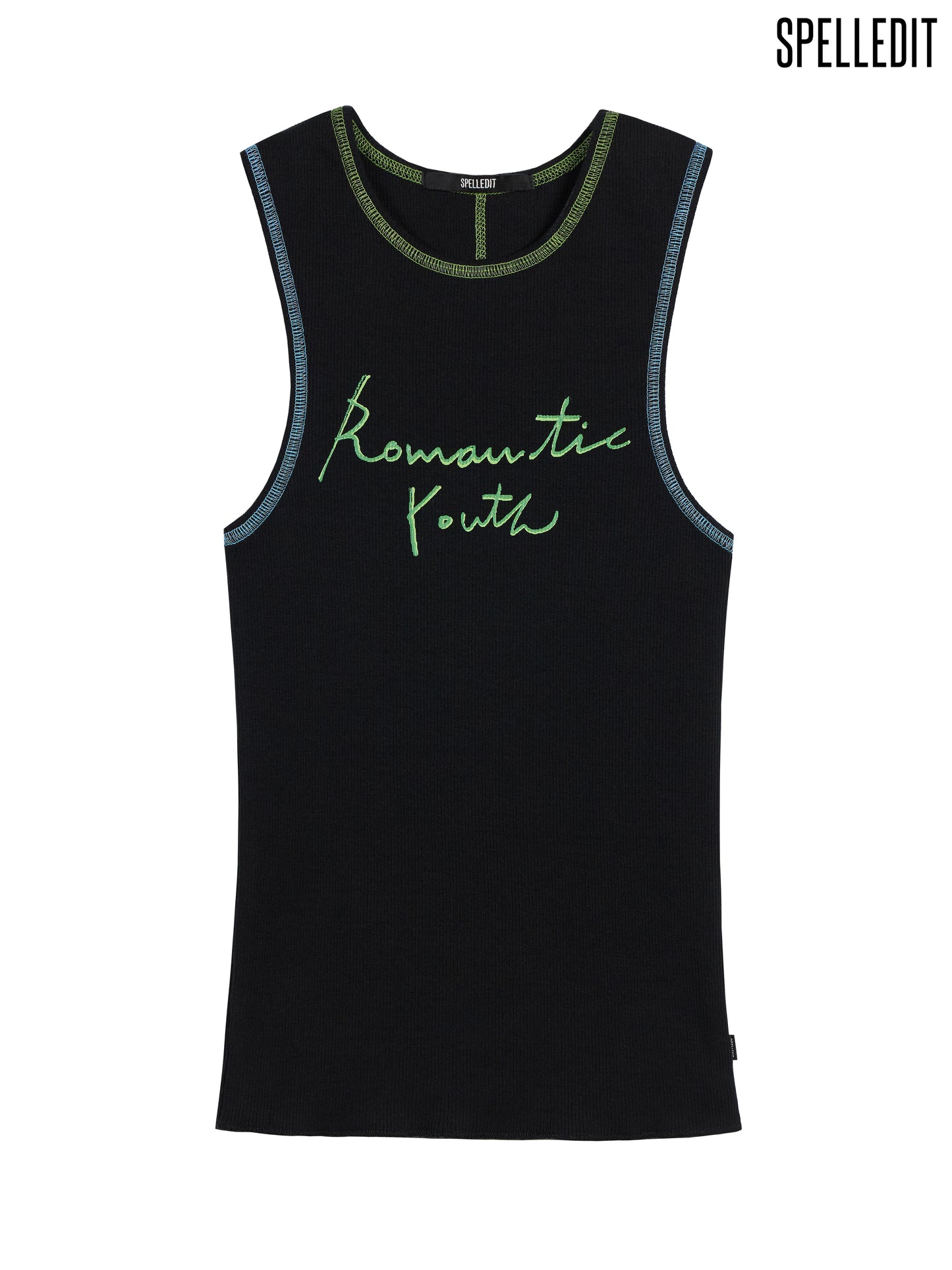 CONTRAST EDGE SLEEVELESS