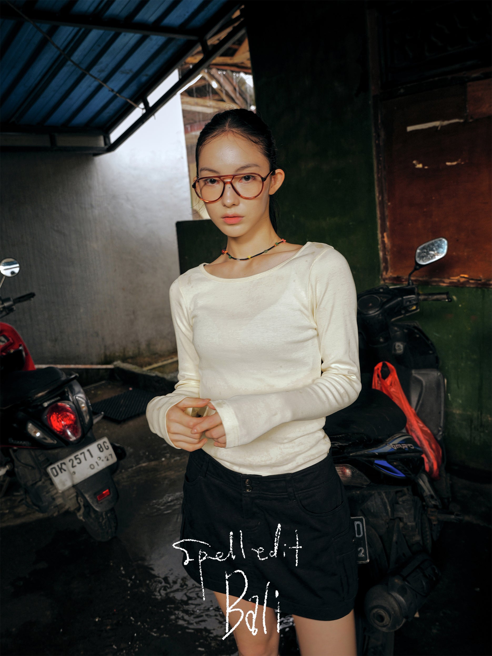 BOAT NECK LONG SLEEVE T-SHIRT