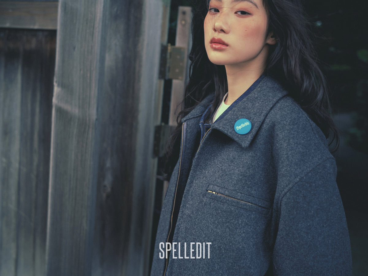 Melton Zip up Blouson