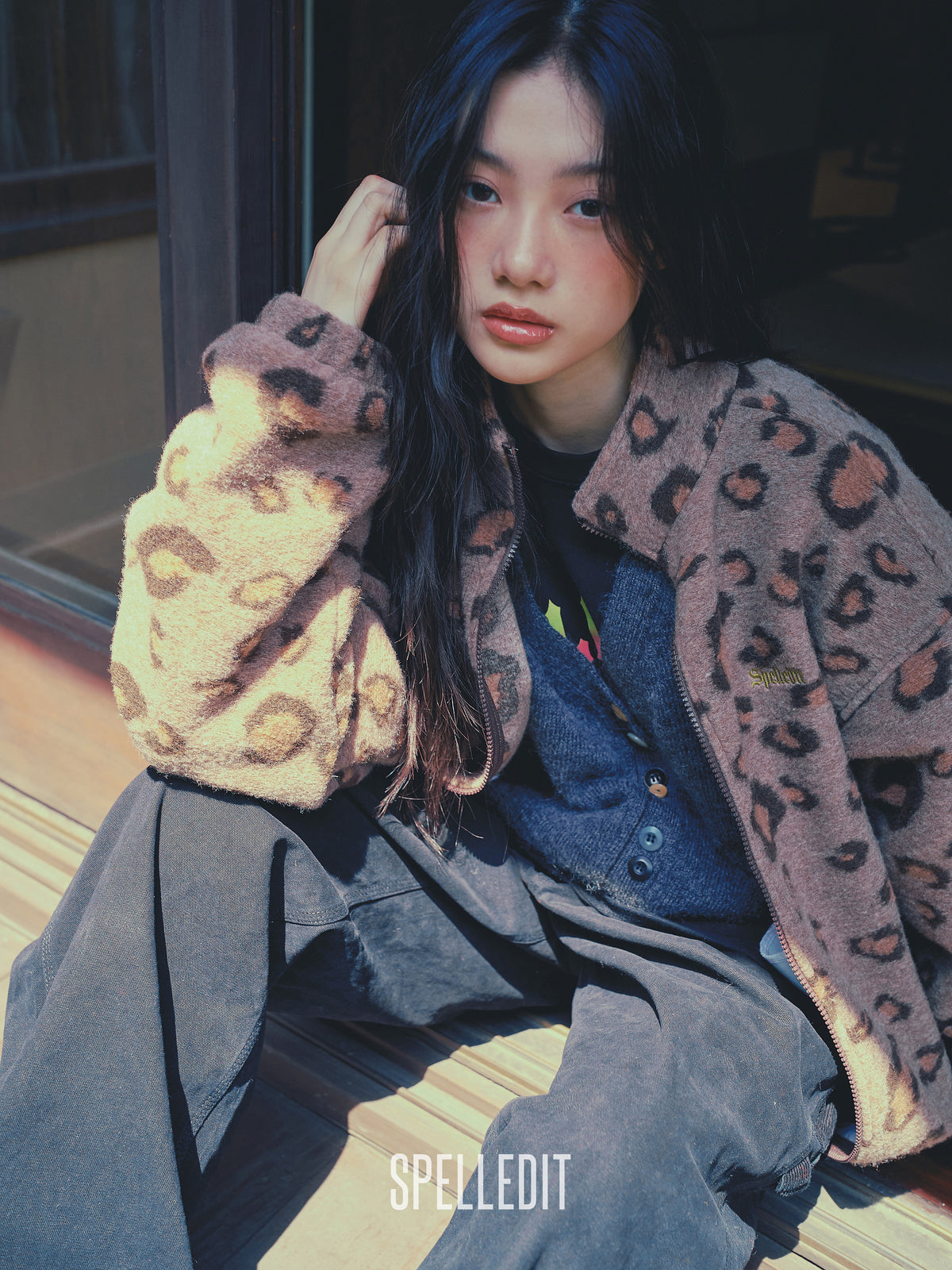 Leopard printed Jumper