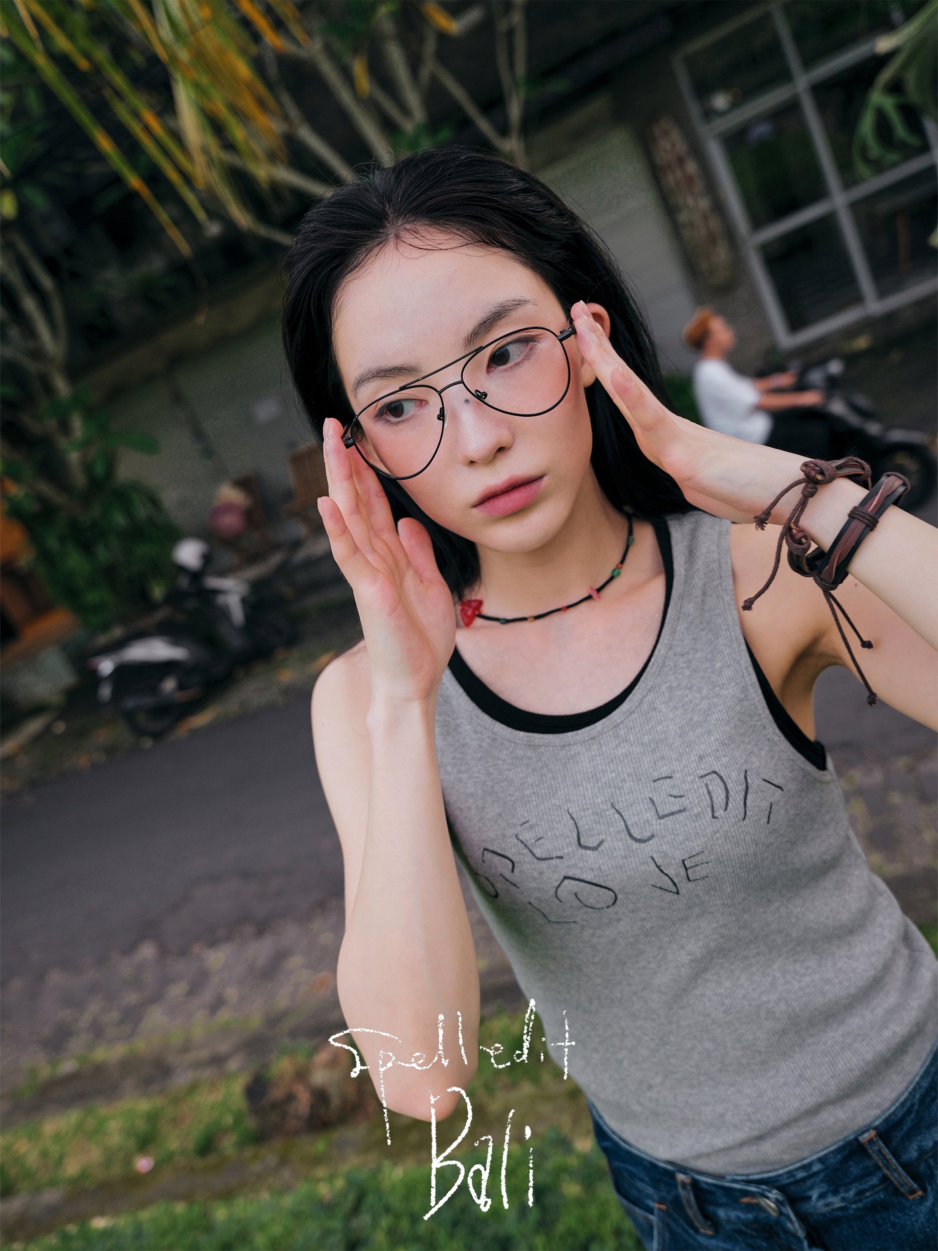 HANDWRITTEN LETTERING TANK TOP