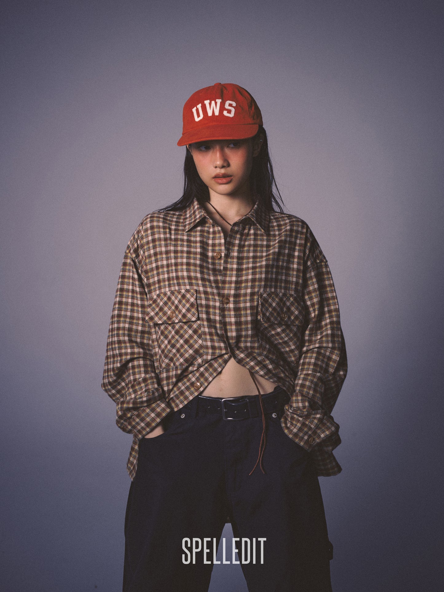 [9/7 PRE]PLAID OVERSIZED SHIRT