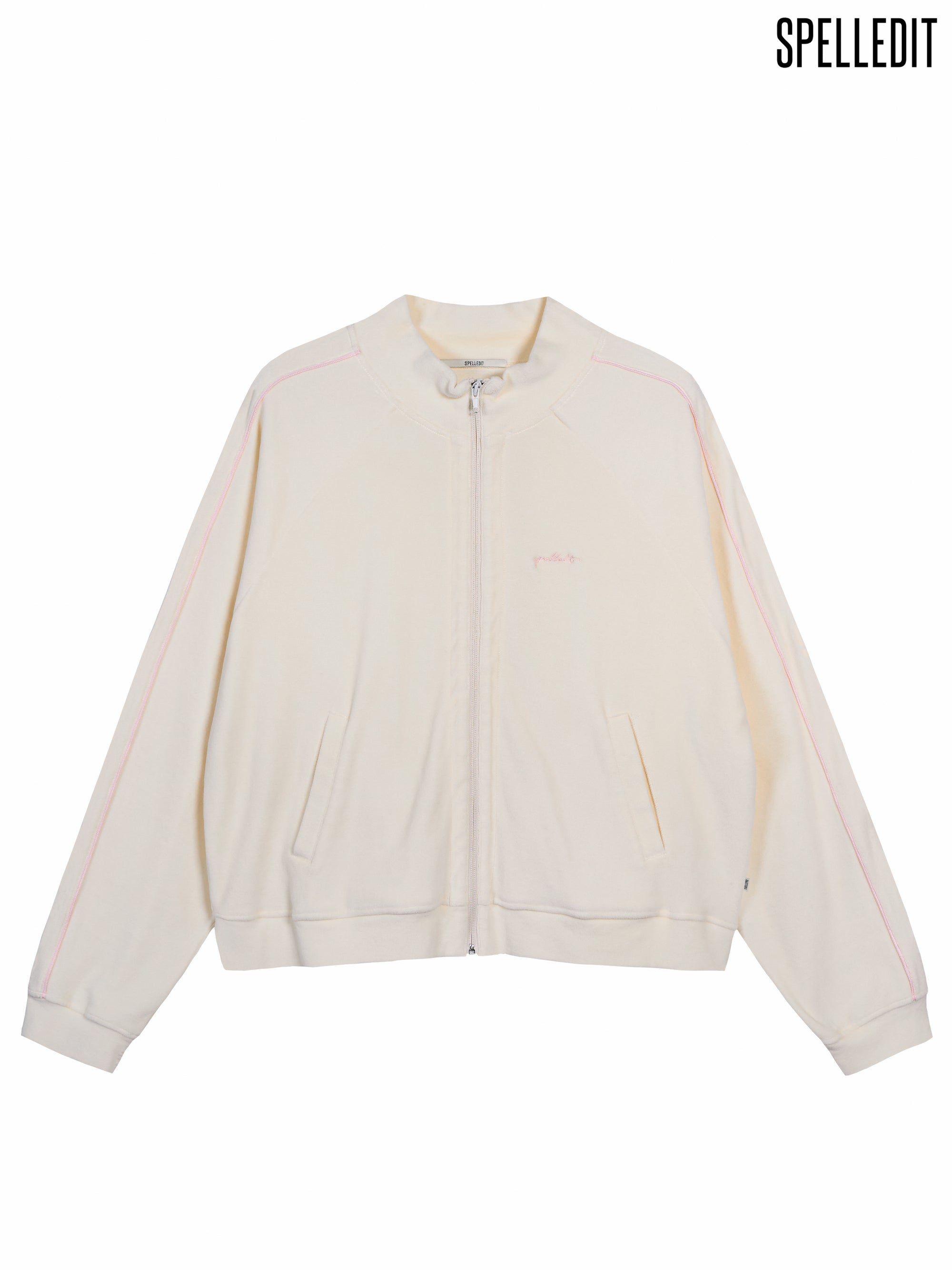 VELVET ZIP-UP ANORAK
