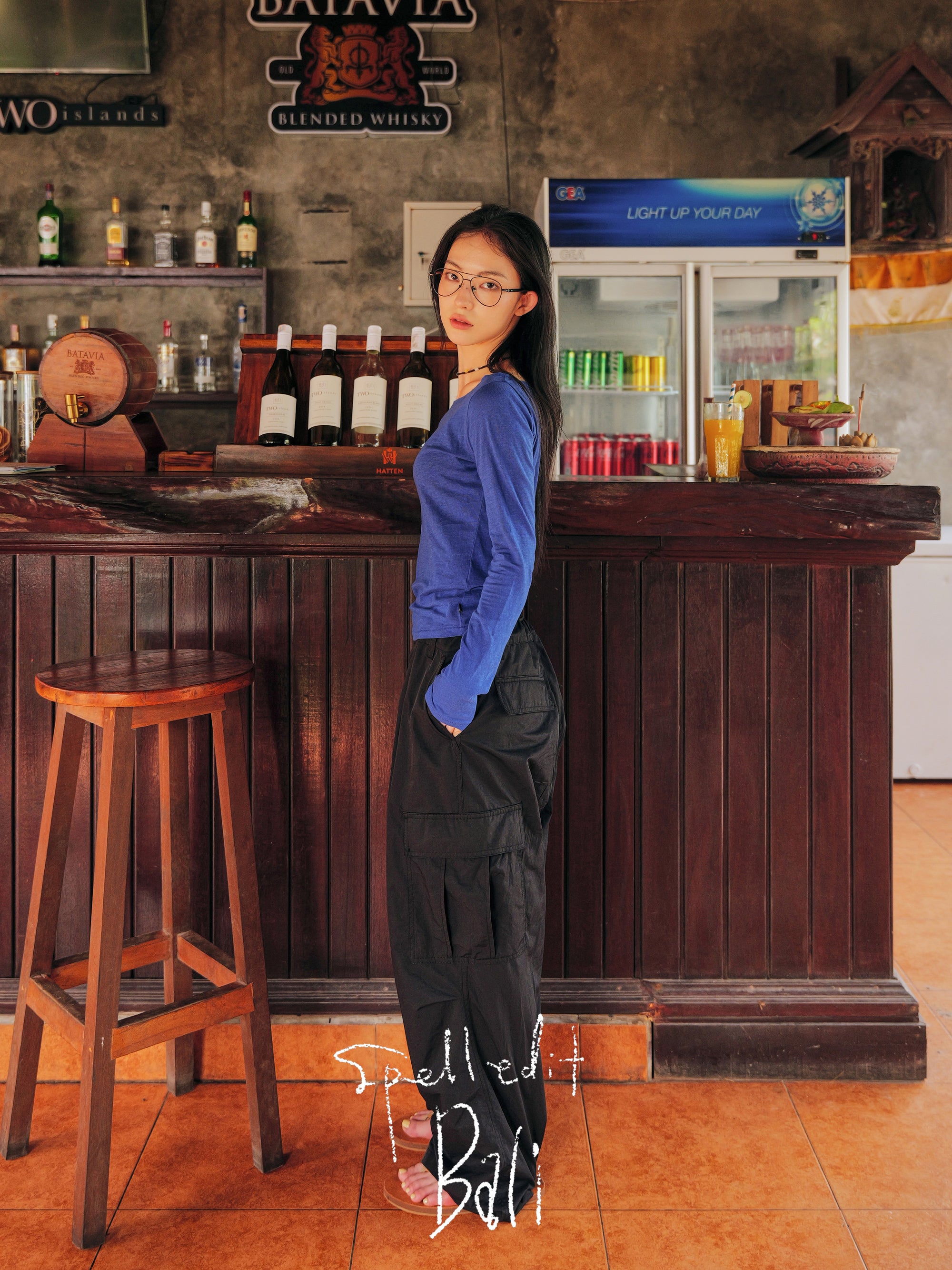 SINGLE PLEAT POCKET CARGO PANTS