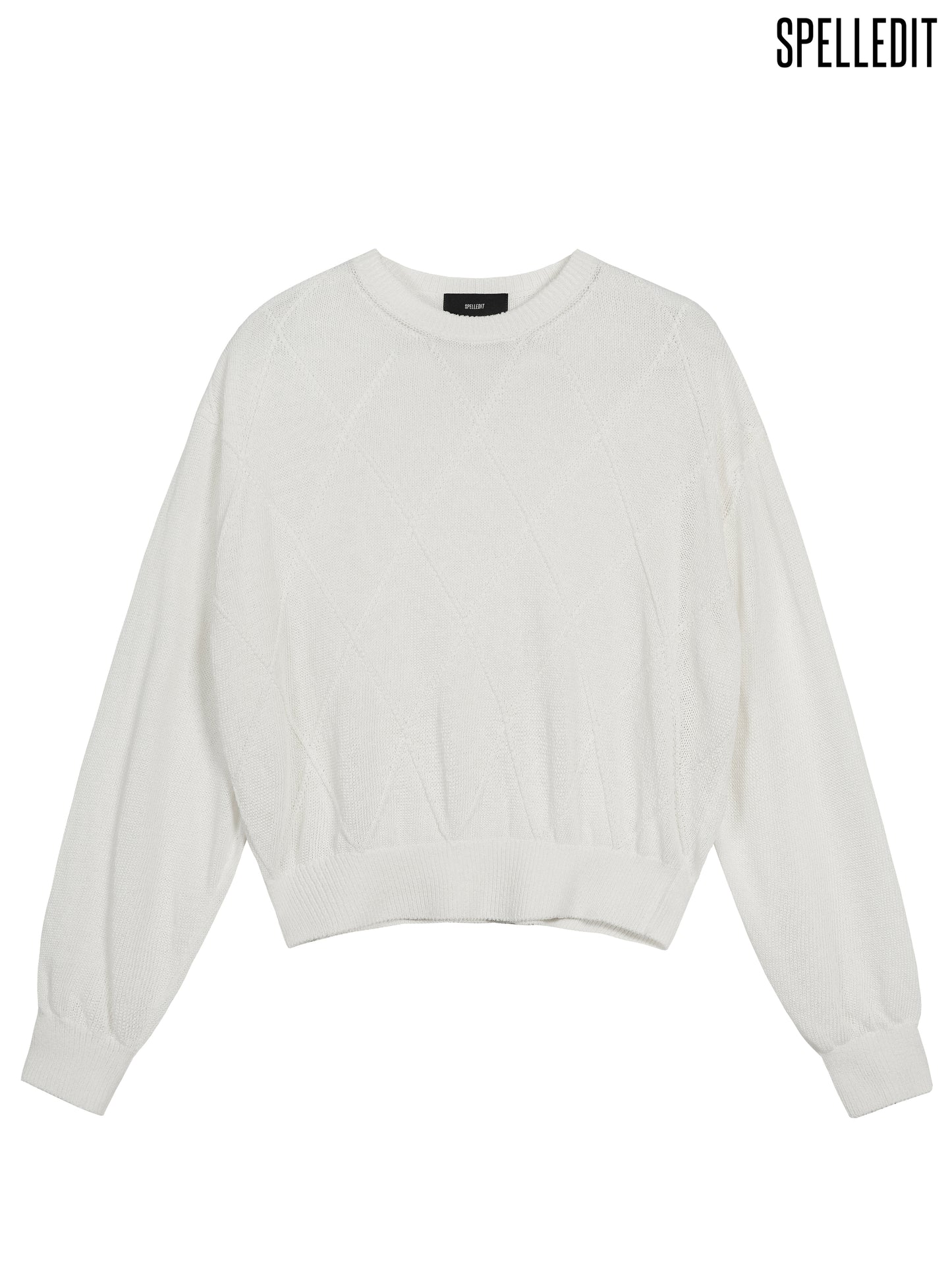 SHEER FISHERMAN KNIT
