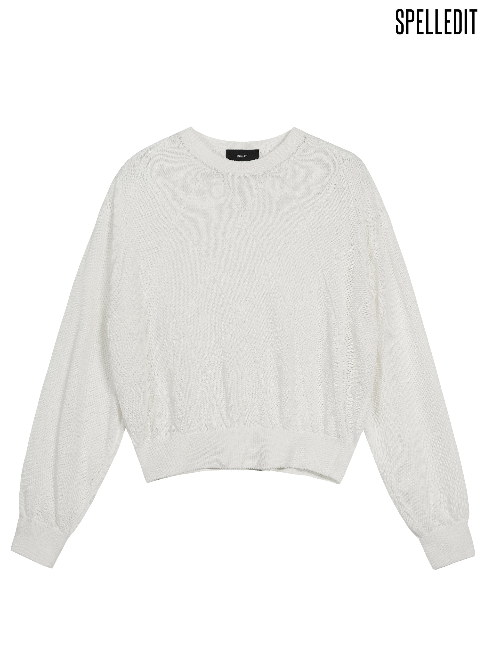 SHEER FISHERMAN KNIT