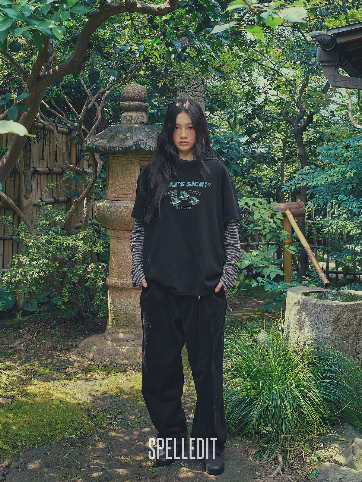 Not funny printed short sleeves tee