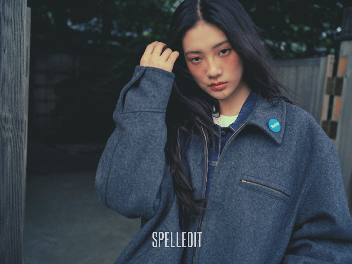 Melton Zip up Blouson