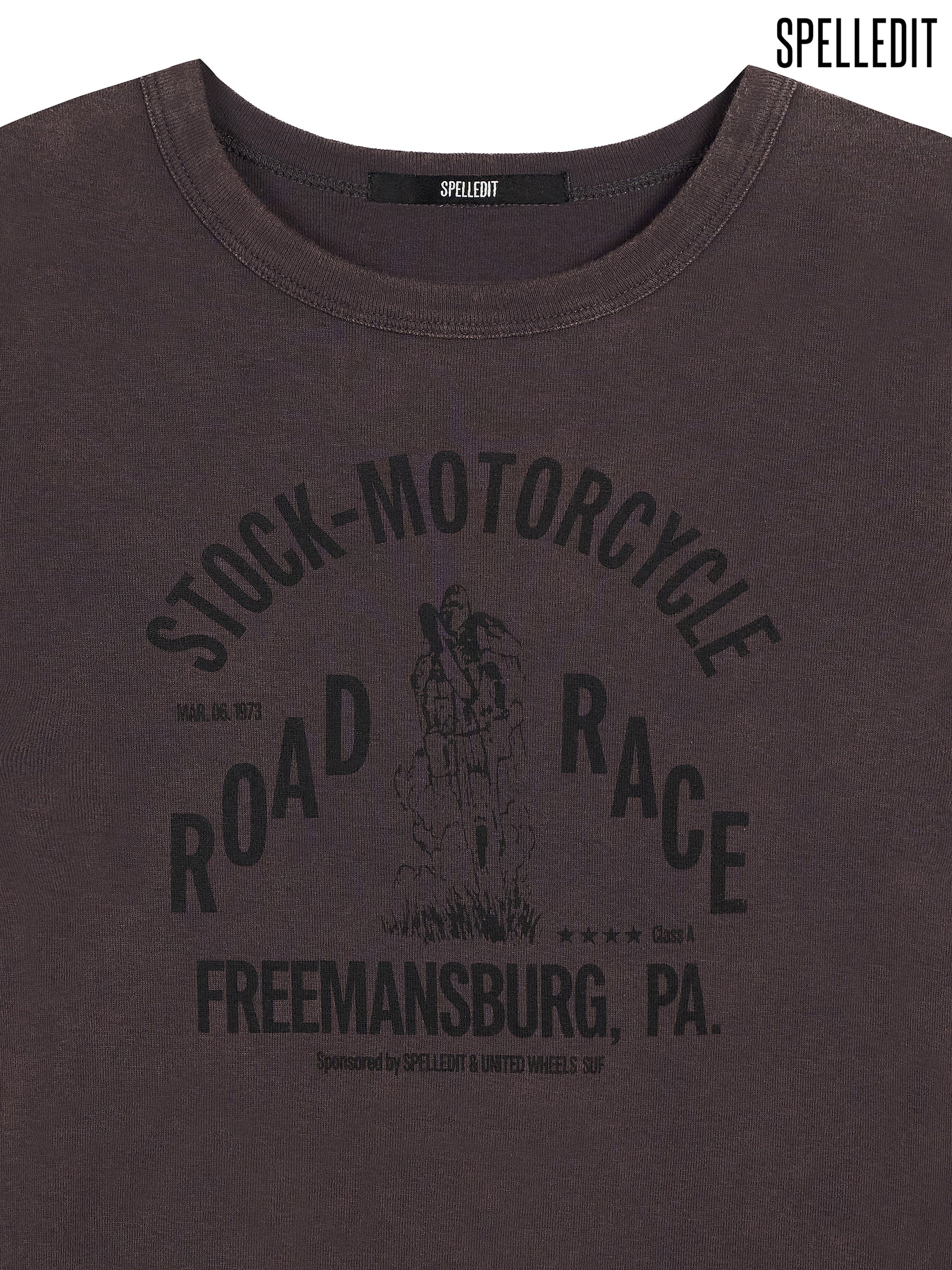 STOCK MOTORCYCLE SLIM T-SHIRT
