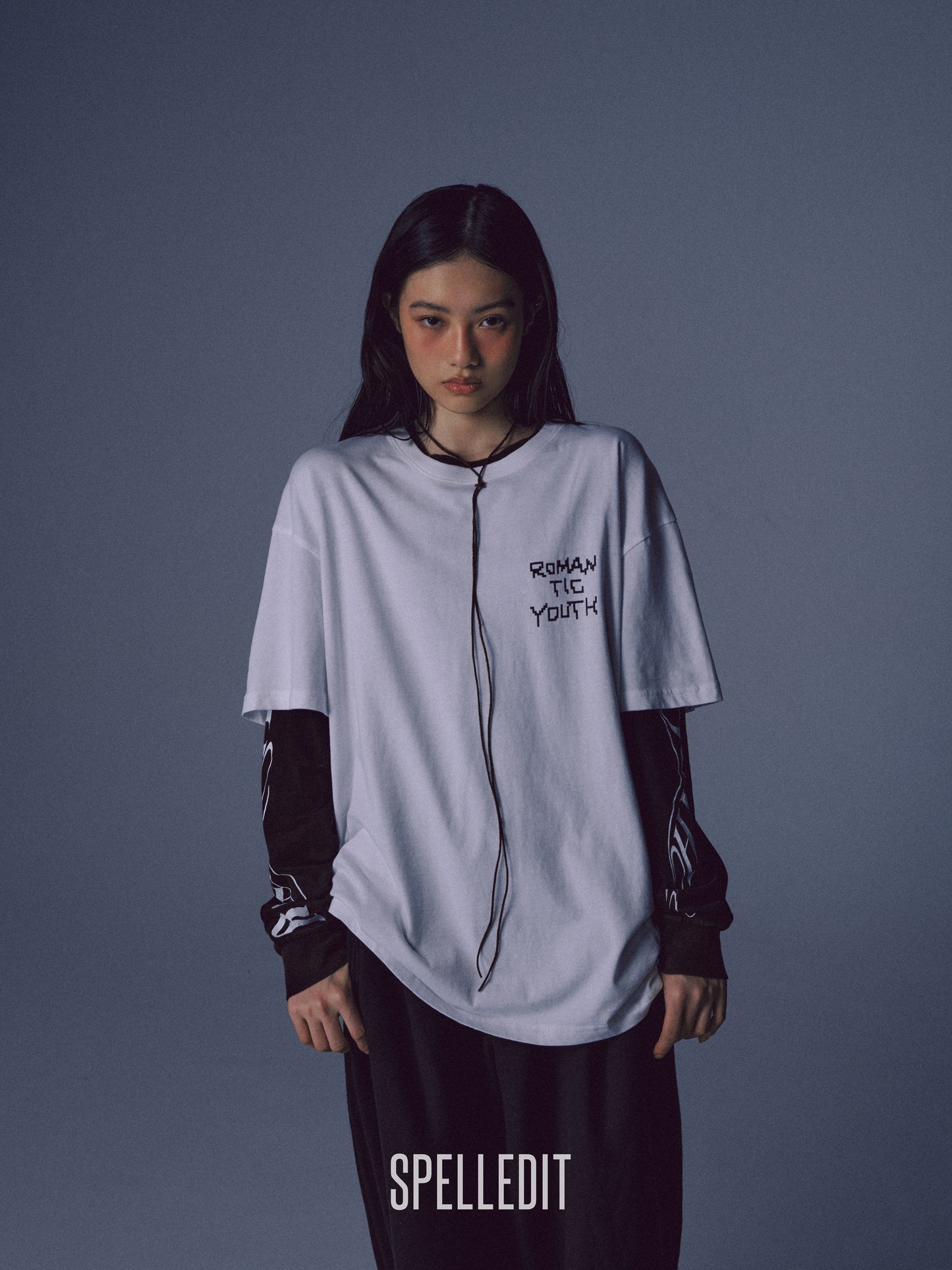 [9/7 PRE]SLOGAN LONG SLEEVE T-SHIRT