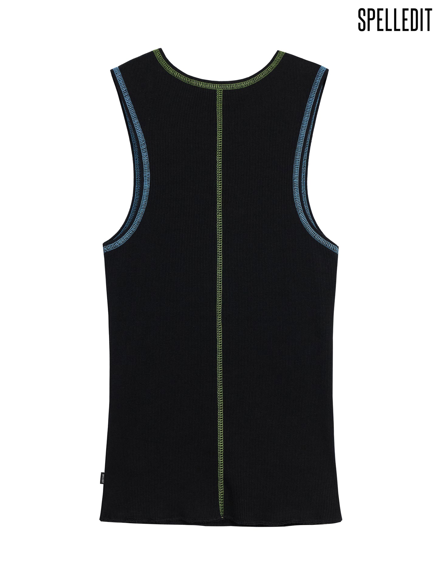 CONTRAST EDGE SLEEVELESS