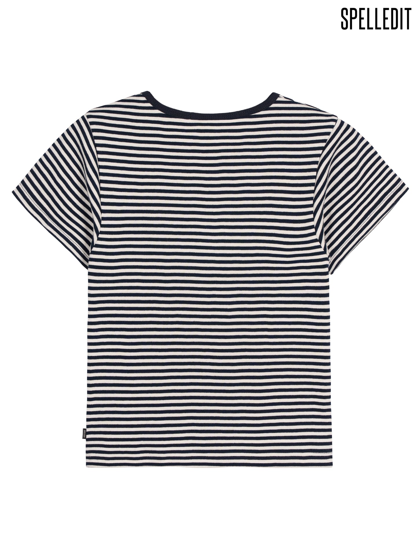 STRIPE LETTERING SLIM T-SHIRT