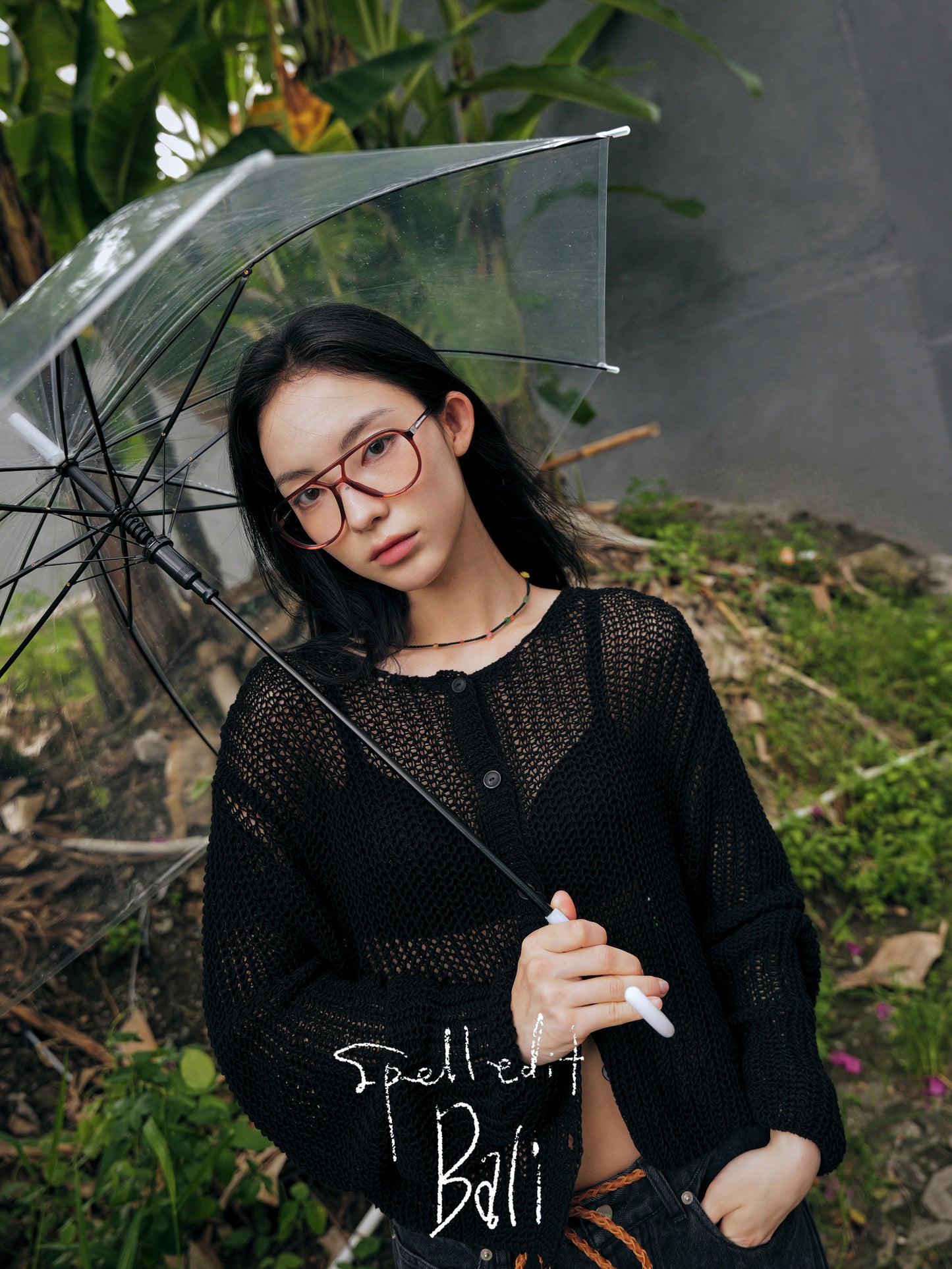 HACHI BOAT NECK CARDIGAN