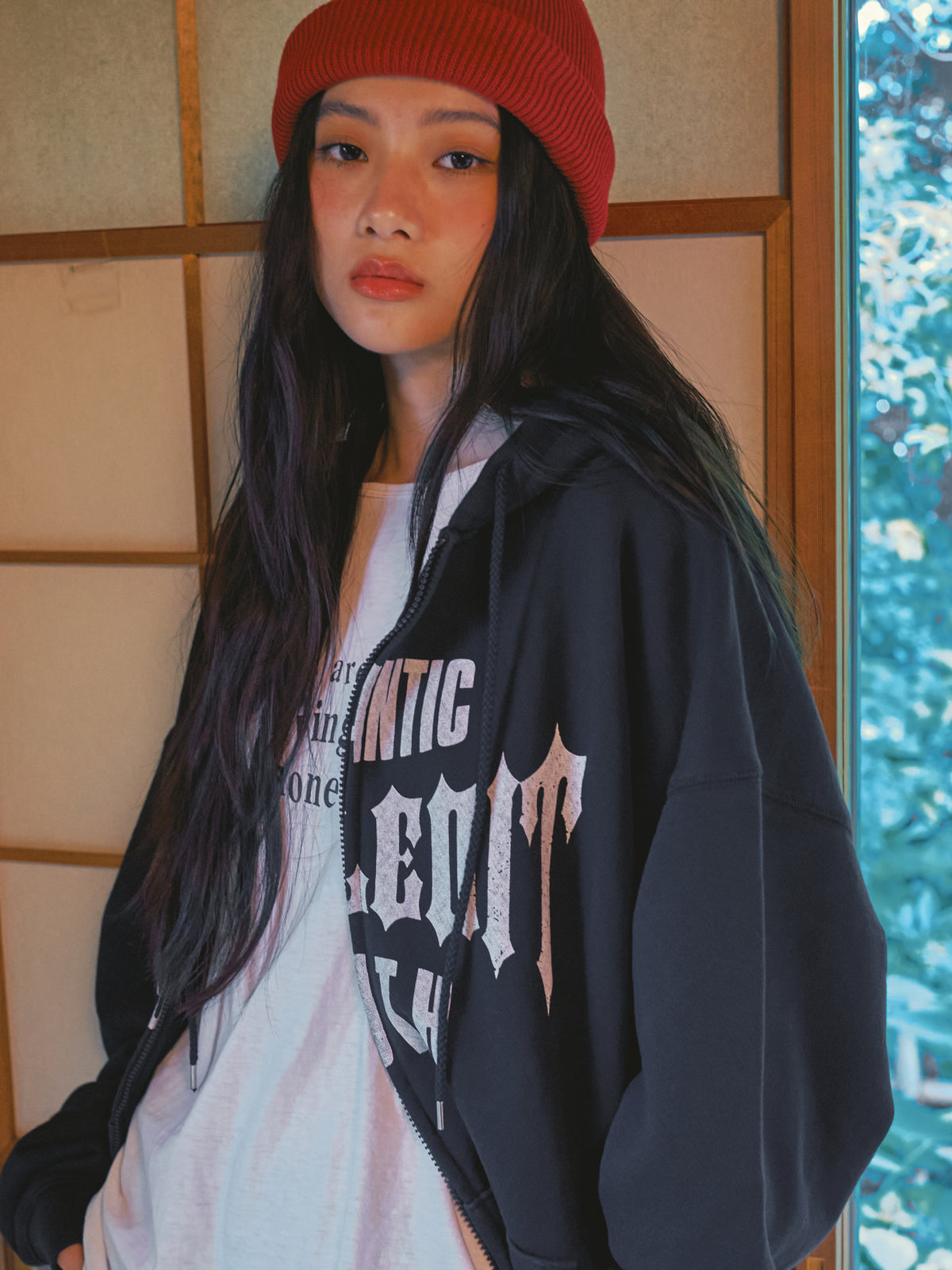 Romantic Youth Zip-Up Hoodie도
