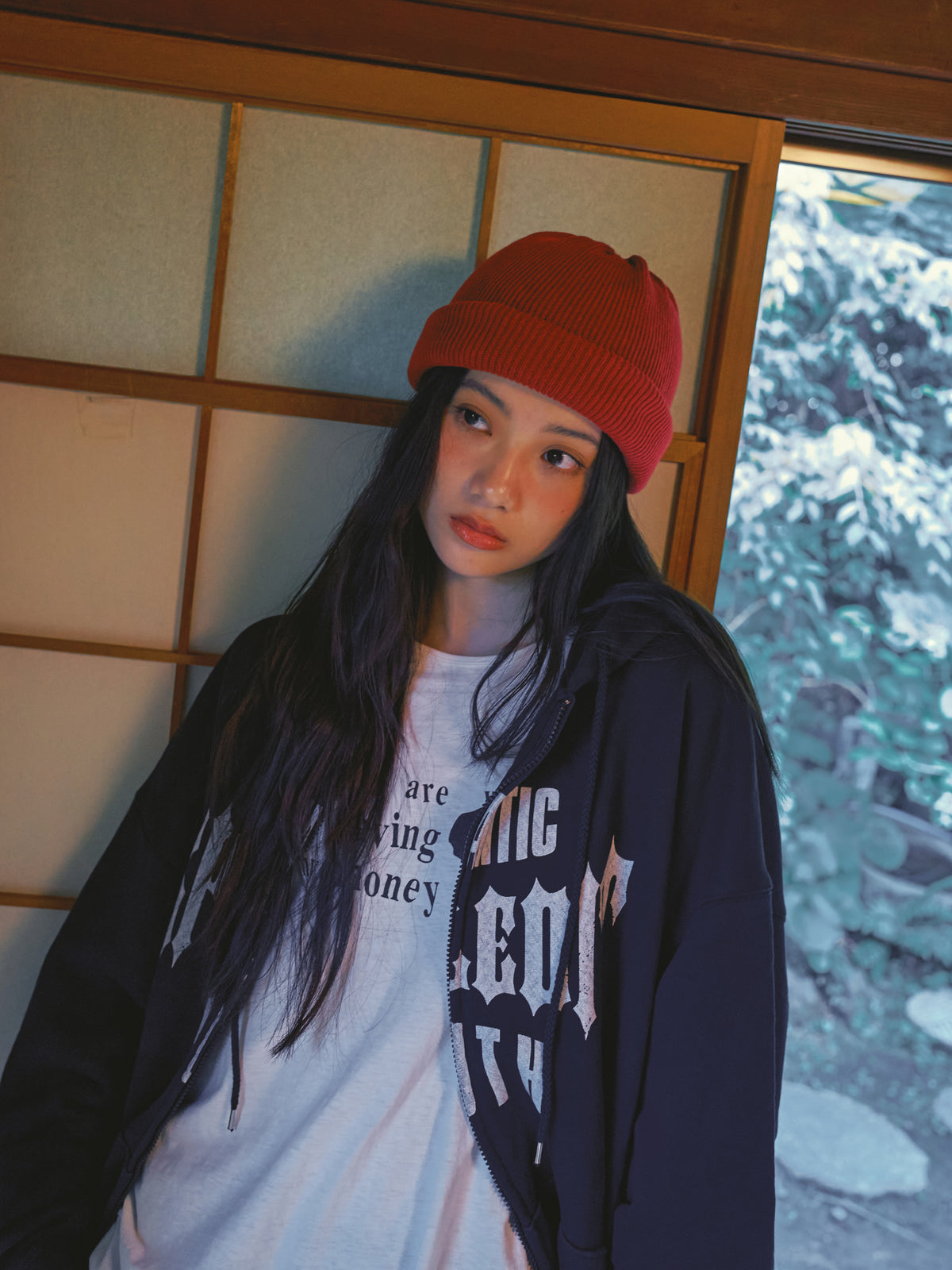 Romantic Youth Zip-Up Hoodie도