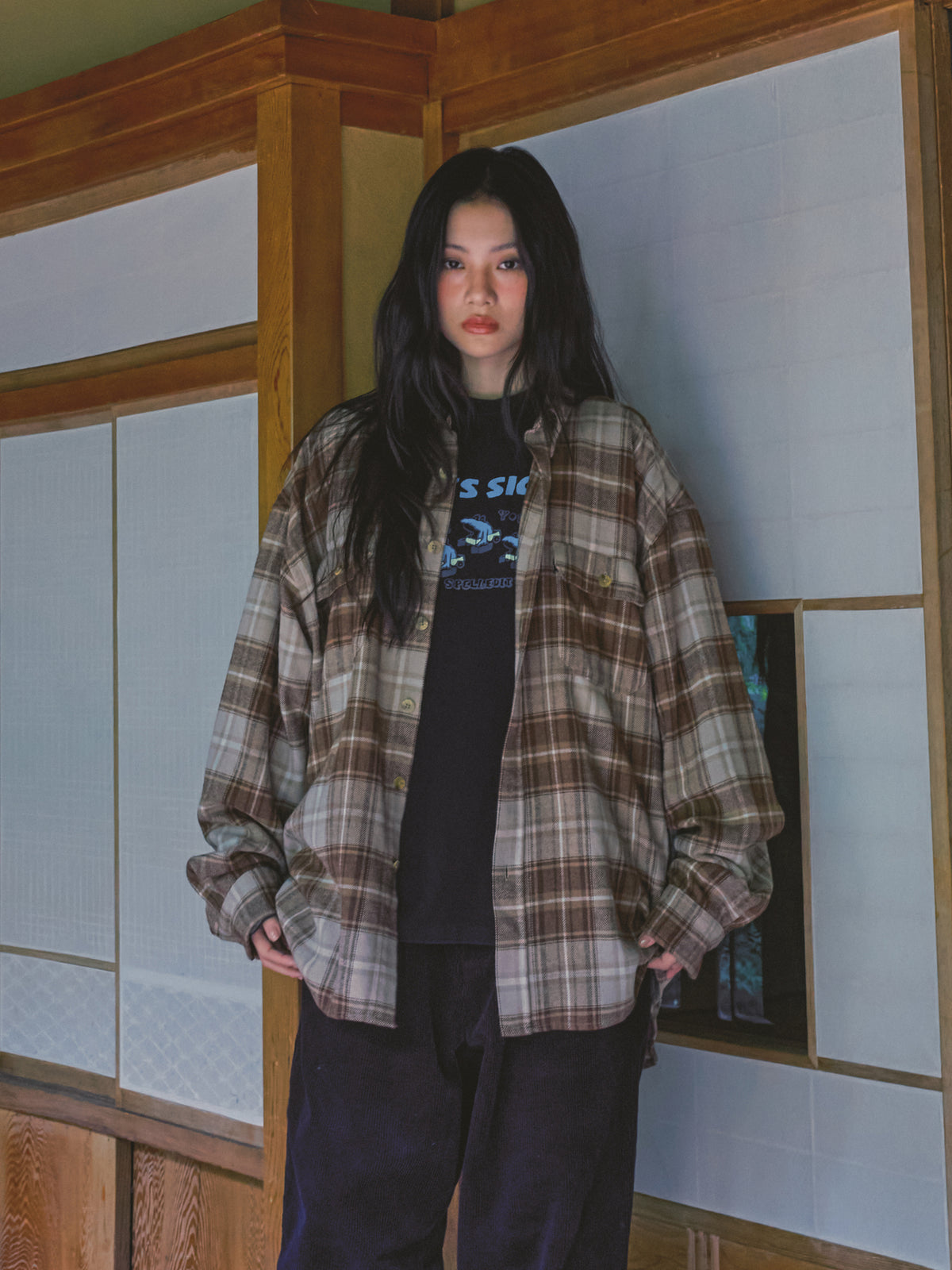 Wool Check Shirt