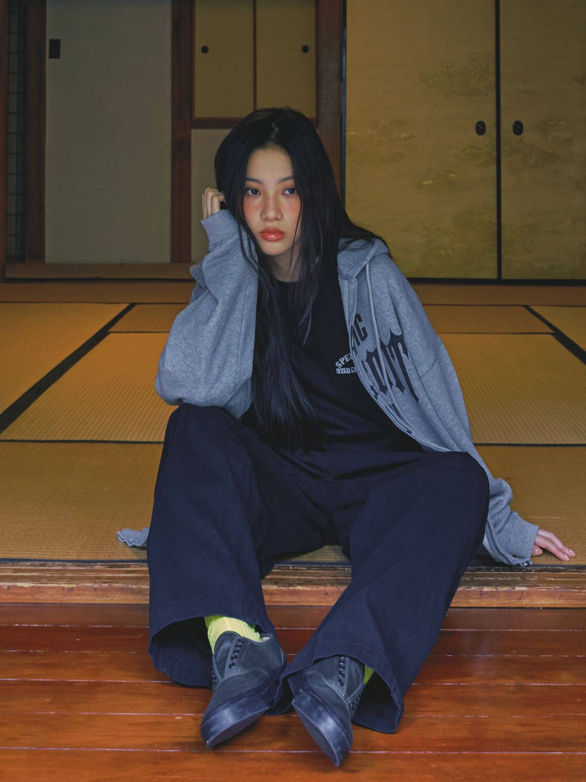Romantic Youth Zip-Up Hoodie도