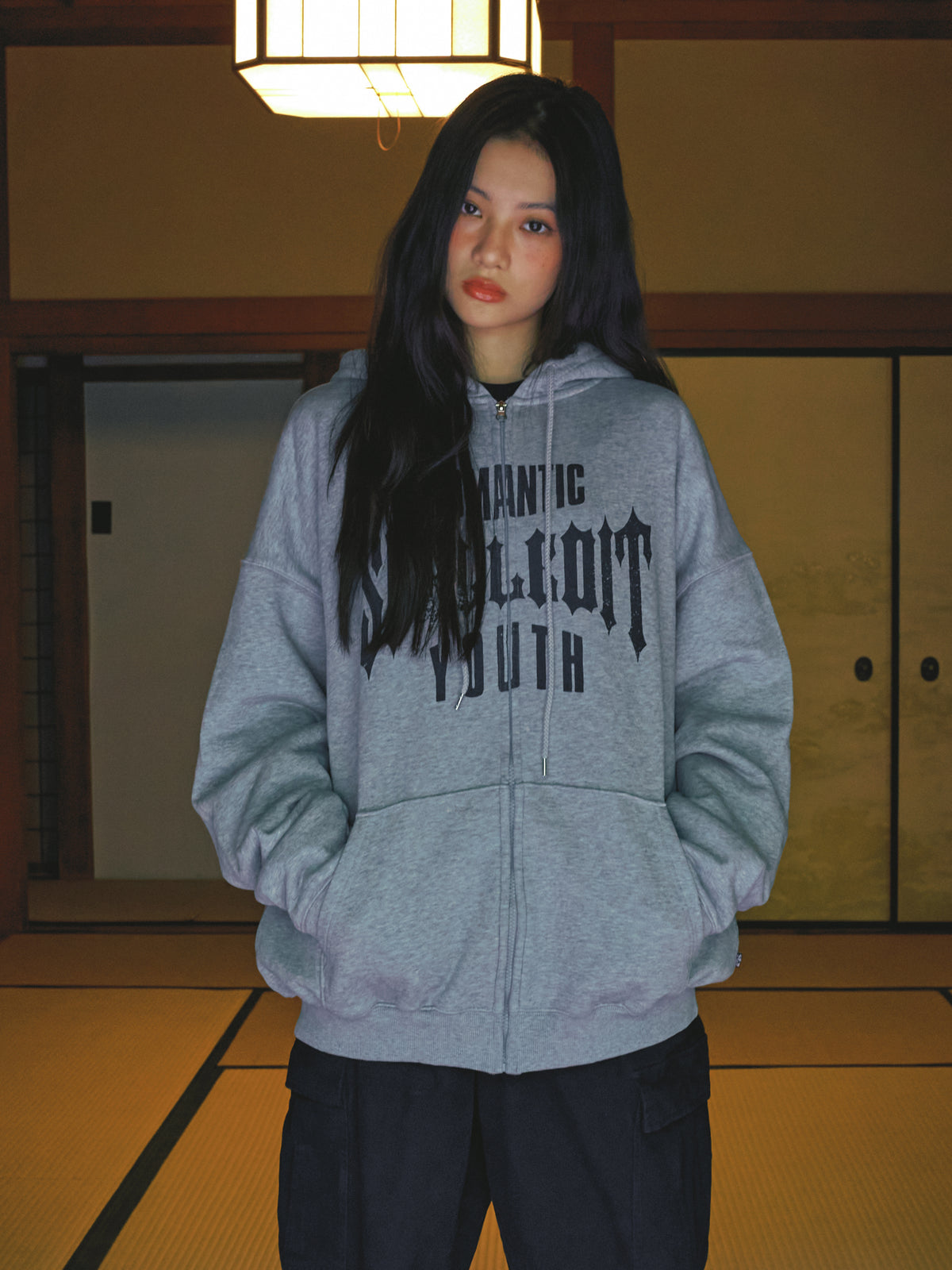 Romantic Youth Zip-Up Hoodie도
